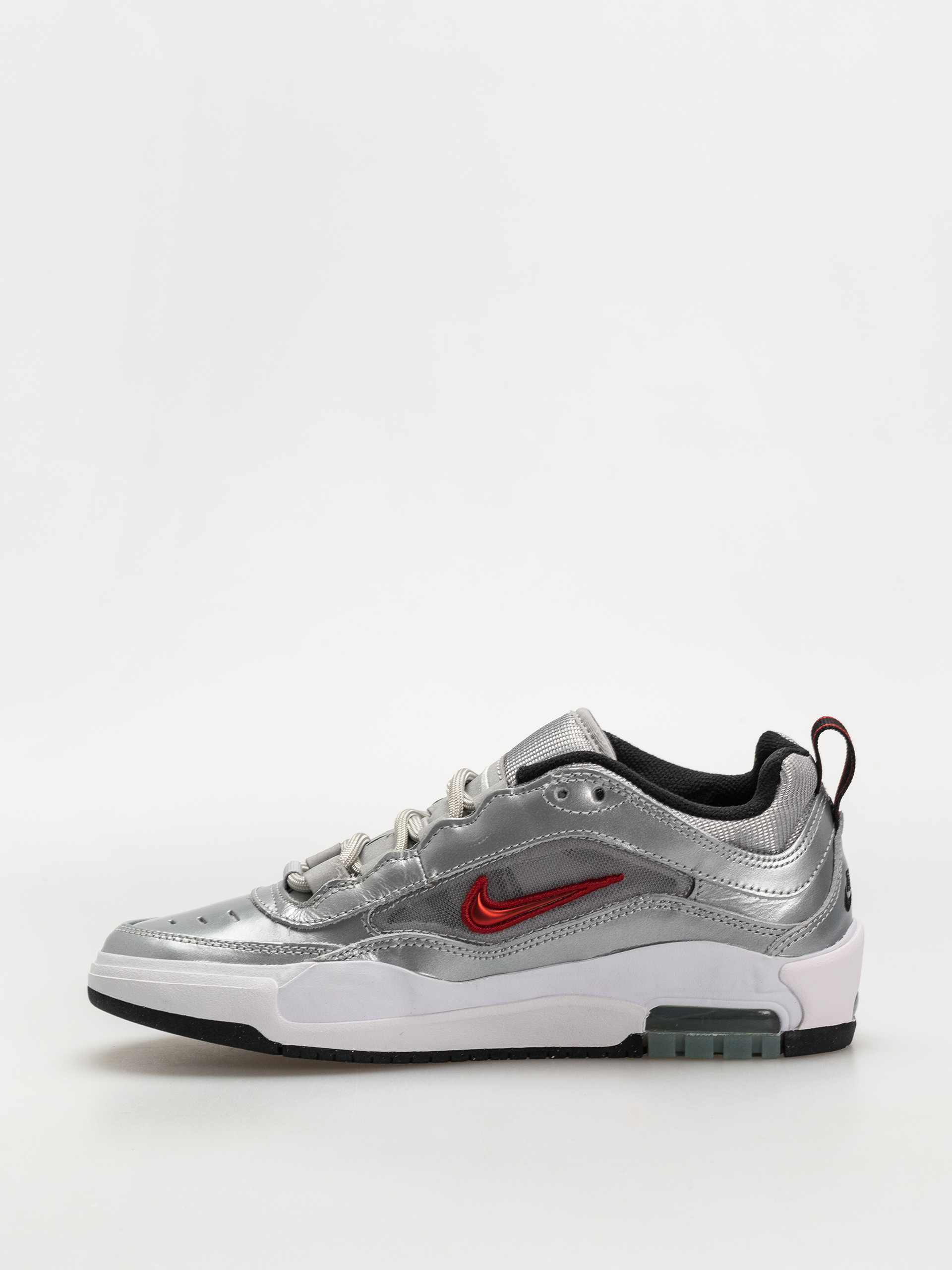 Boty Nike SB AIR MAX ISHOD PRM (metallic silver/varsity red)