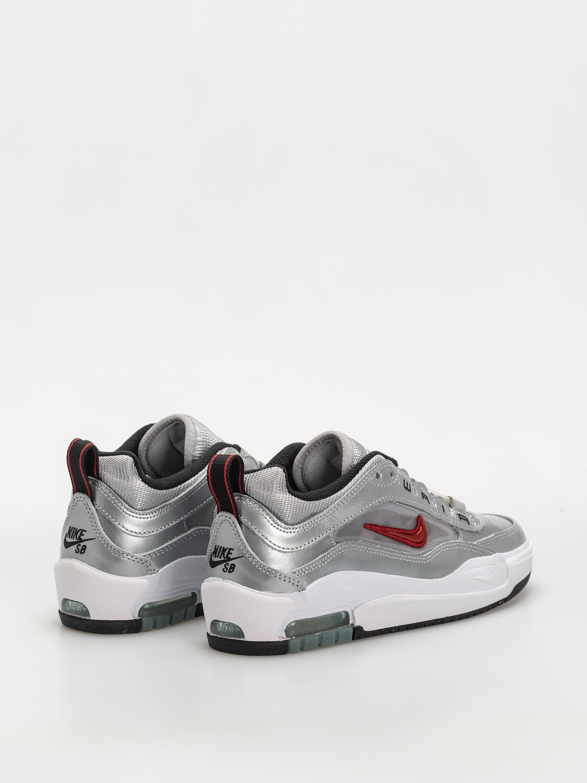 Boty Nike SB AIR MAX ISHOD PRM (metallic silver/varsity red)