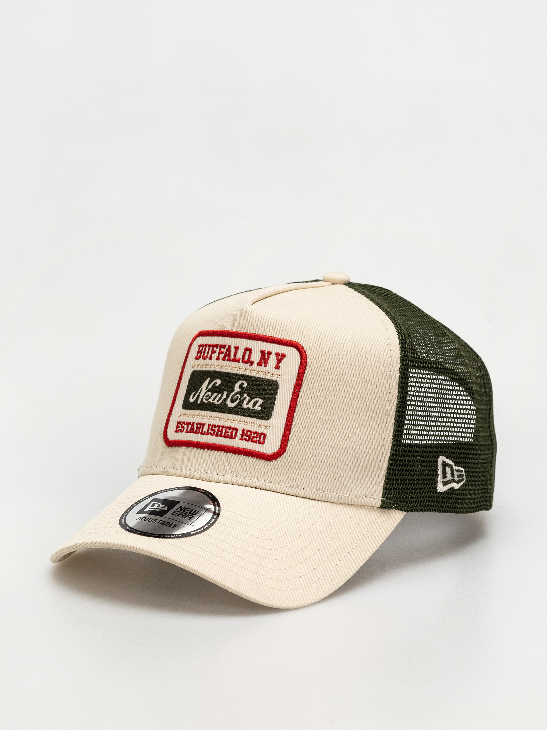 Kšiltovka  New Era Patch Trucker (light beige)