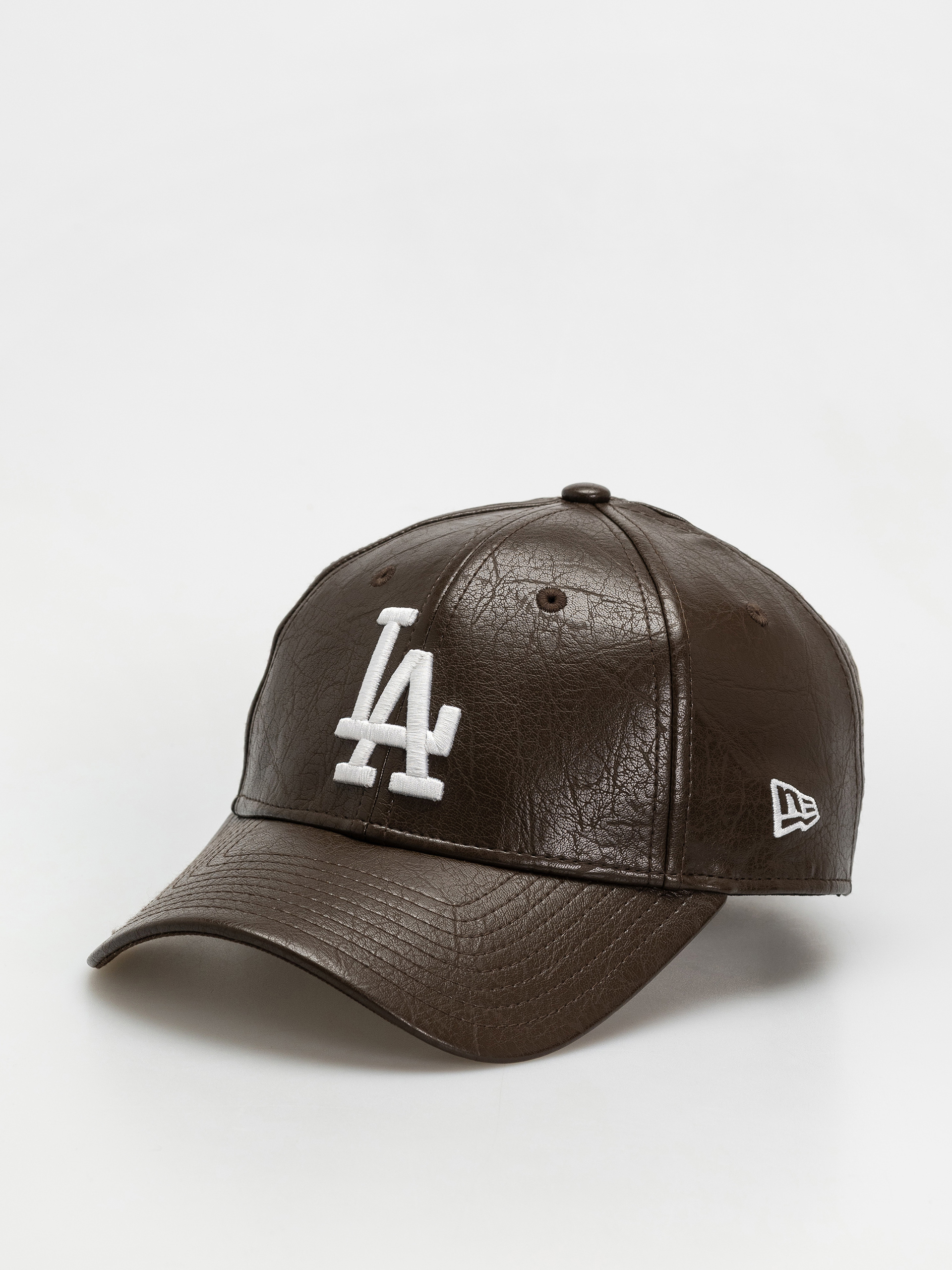 Kšiltovka  New Era Crinkled Pu 9Forty La Dodgers Wmn (dark brown)