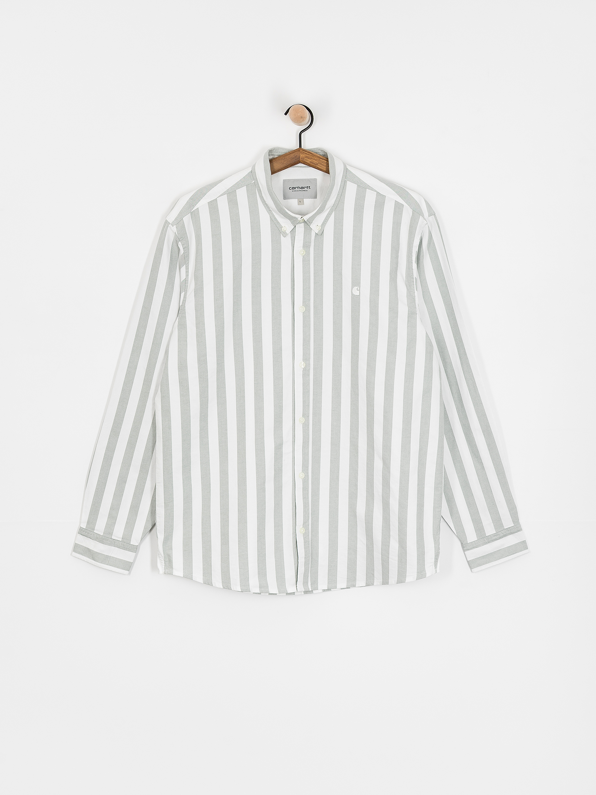 Košile Carhartt WIP Dillion (dillion stripe/park/white)