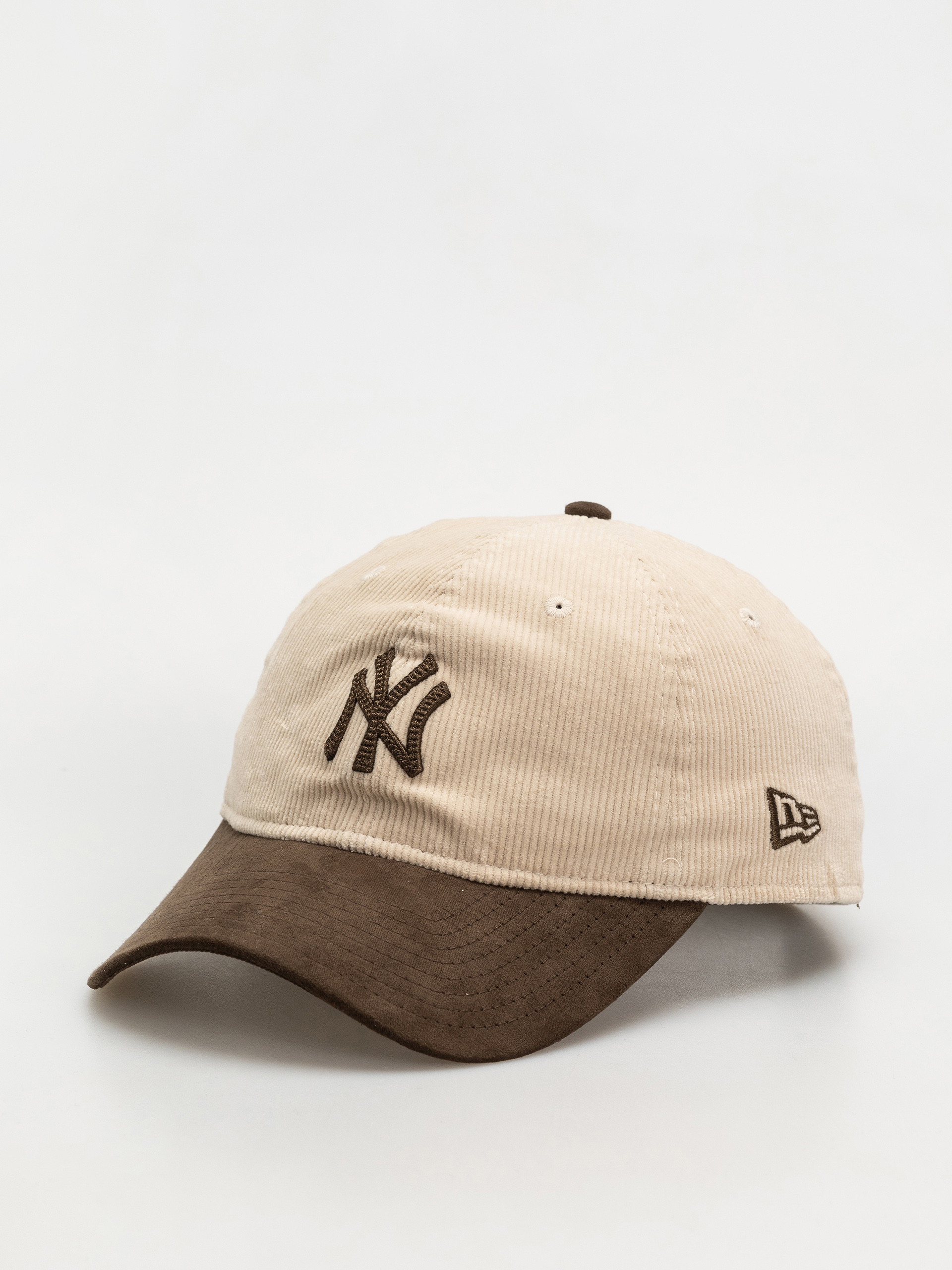 Kšiltovka  New Era Premium Cord 9Twenty New York Yankees (light beige)