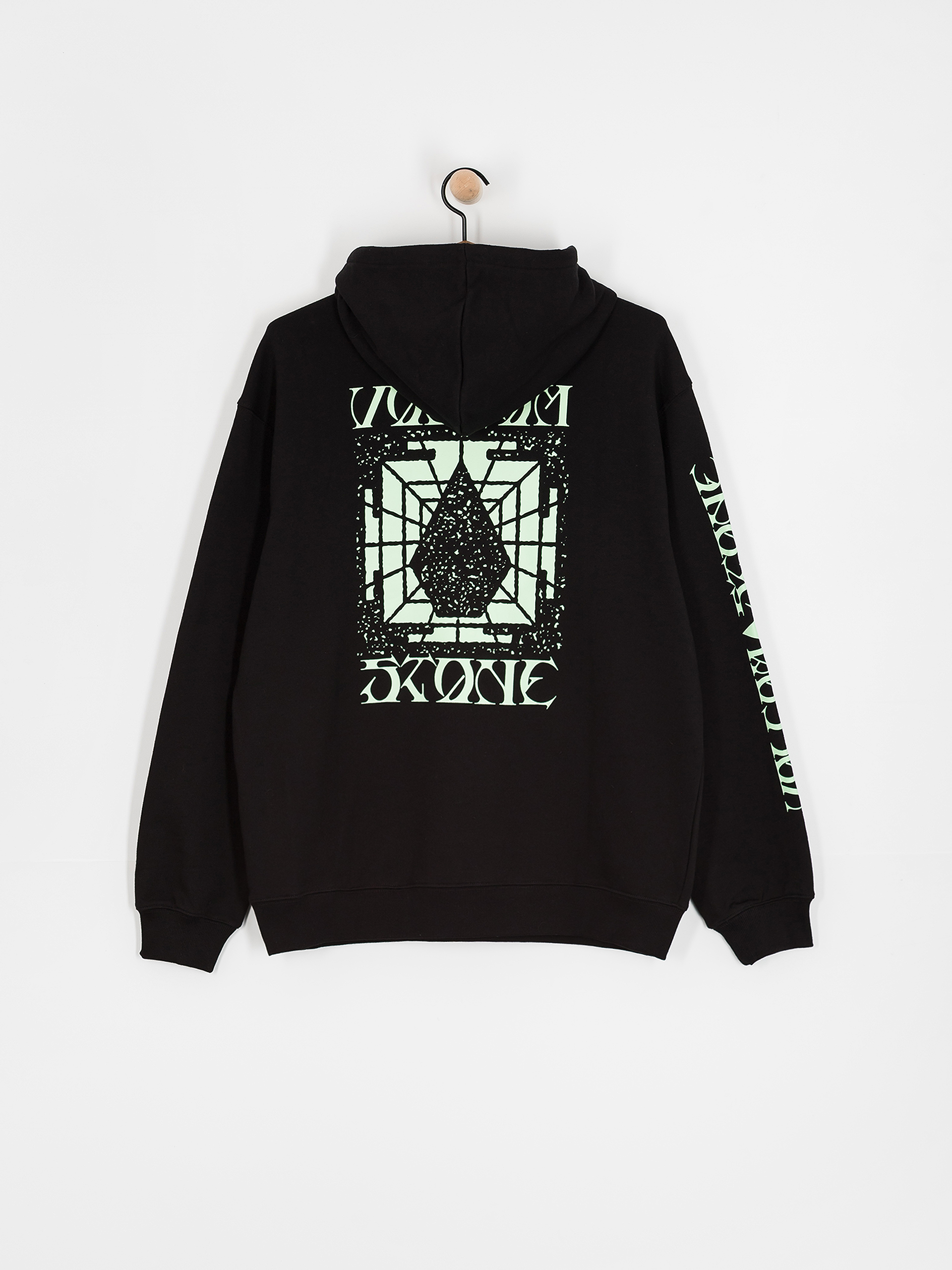 Mikina s kapucí Volcom Handerry HD (black)