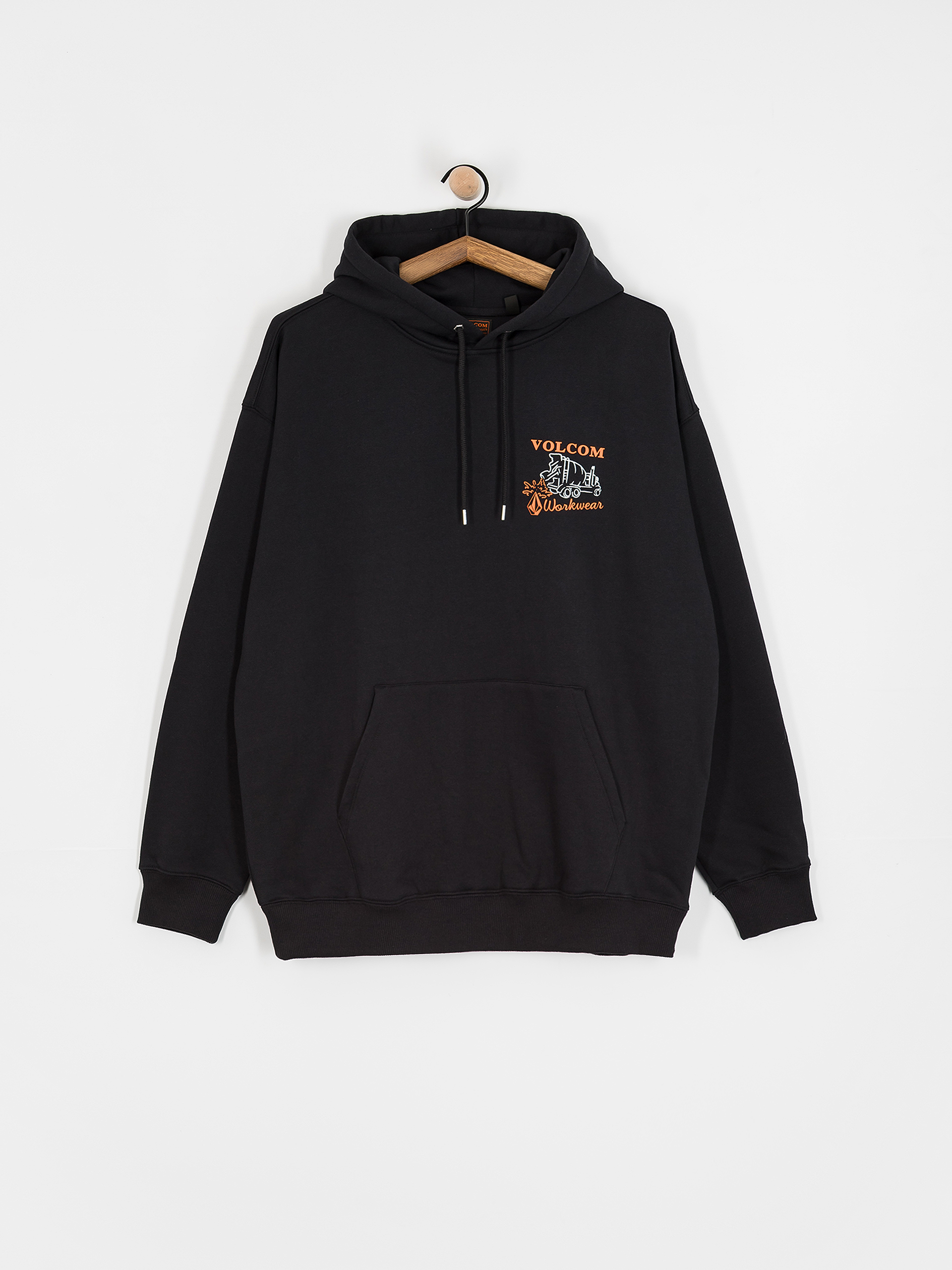 Mikina s kapucí Volcom Pour Choices HD (black)