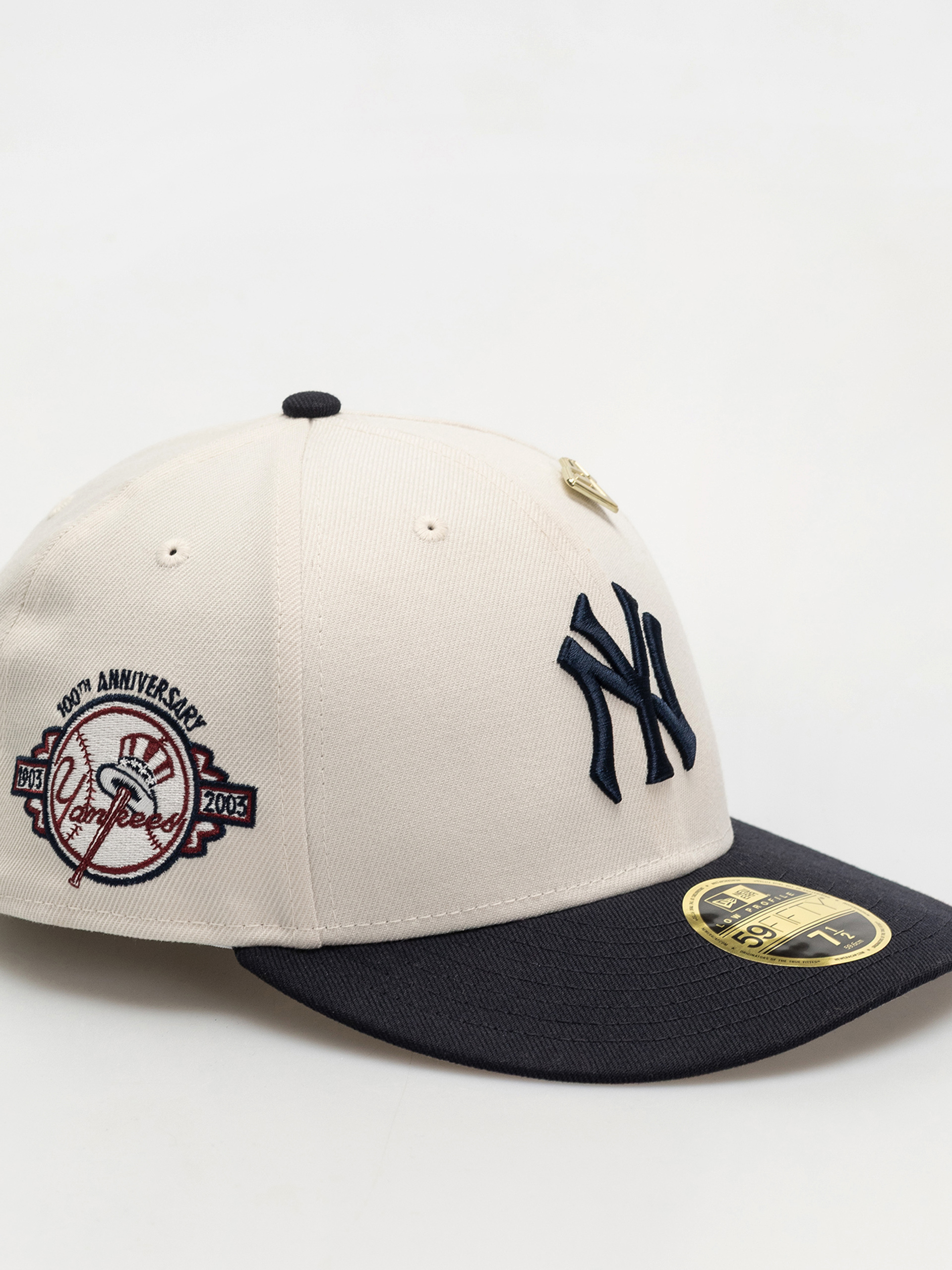 Kšiltovka  New Era Pin 59Fifty Lp New York Yankees (light beige)