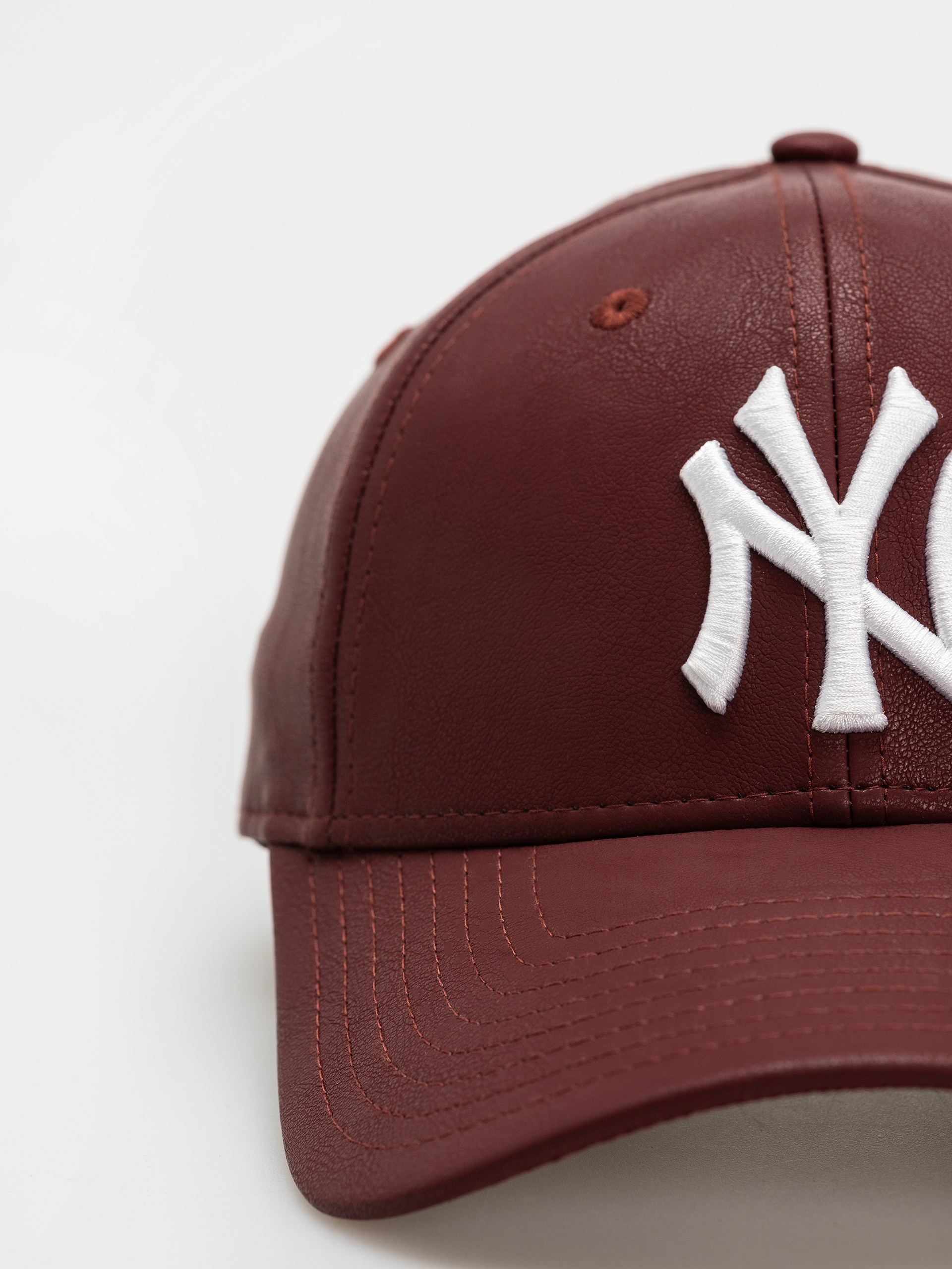 Kšiltovka  New Era Crinkled Pu 9Forty New York Yankees Wmn (dark red)