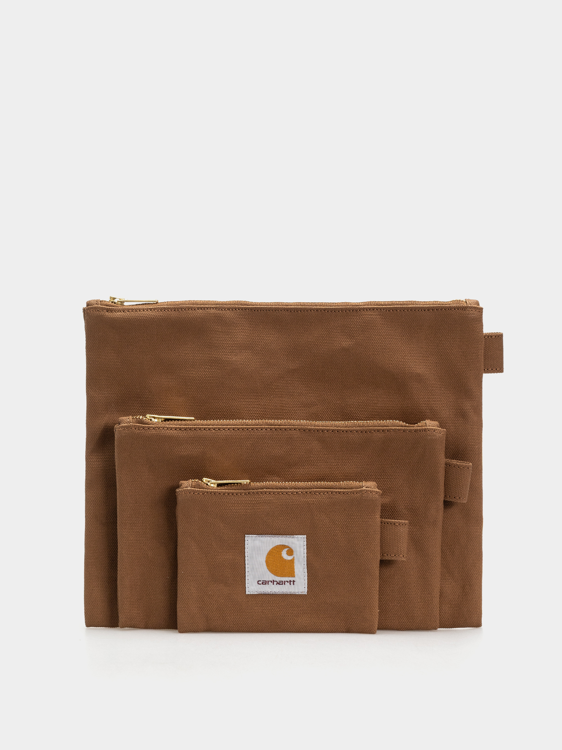 Pozostałe Carhartt WIP Canvas Pouch Set (hamilton brown)
