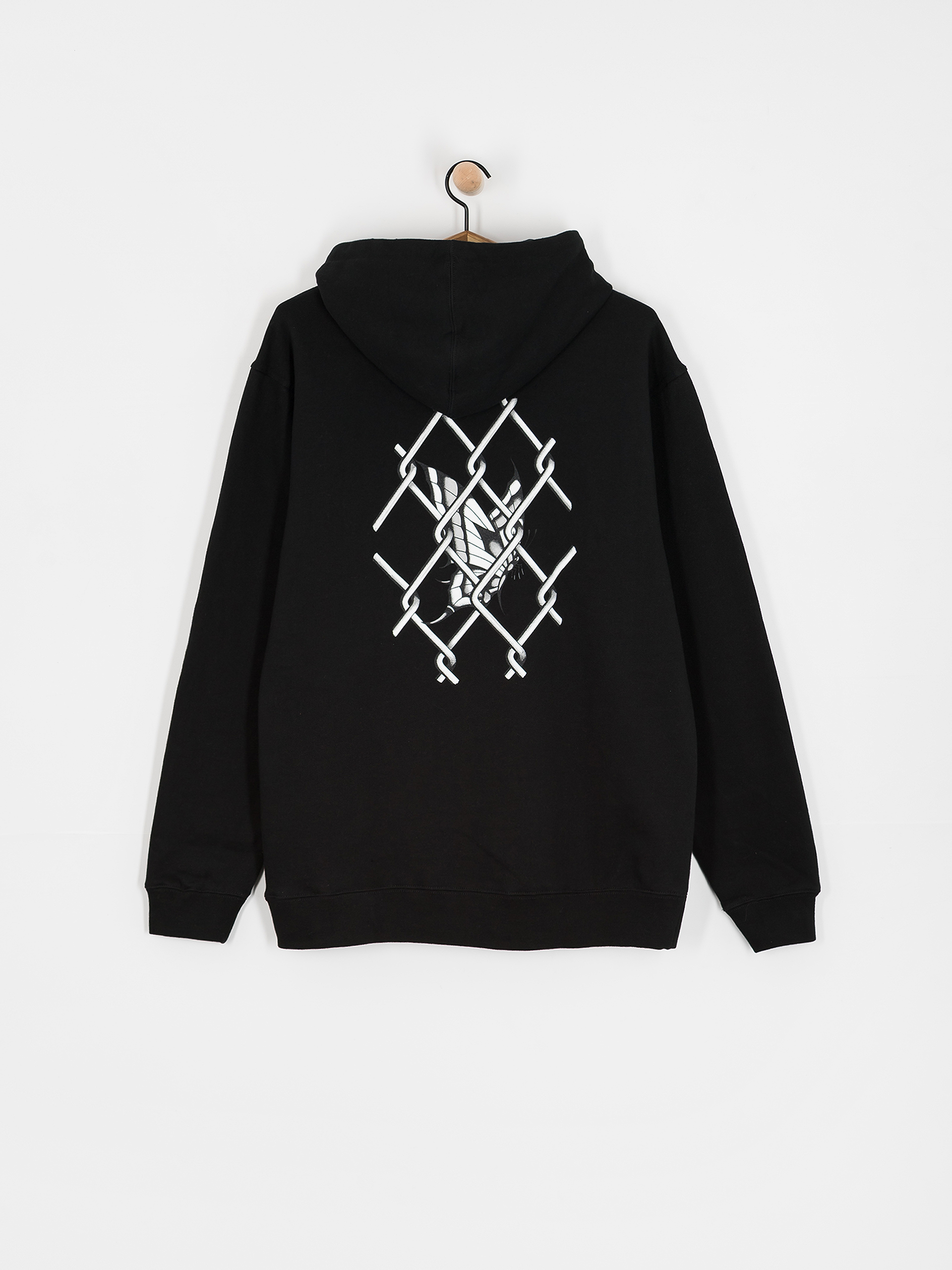 Mikina s kapucí Real Outsider HD (black)