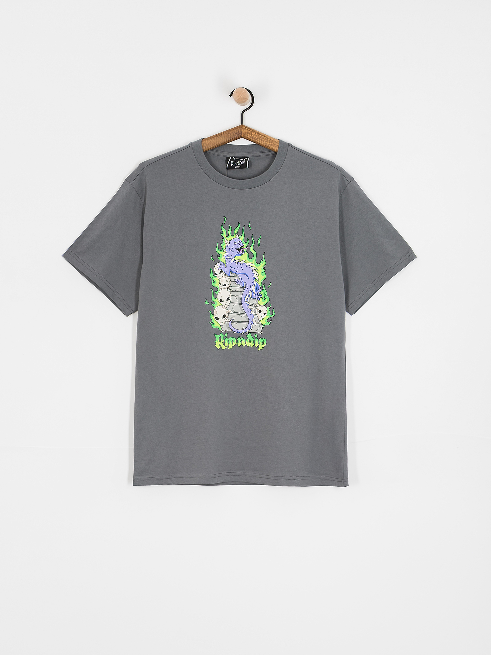 Tričko RipNDip Horntail (charcoal)