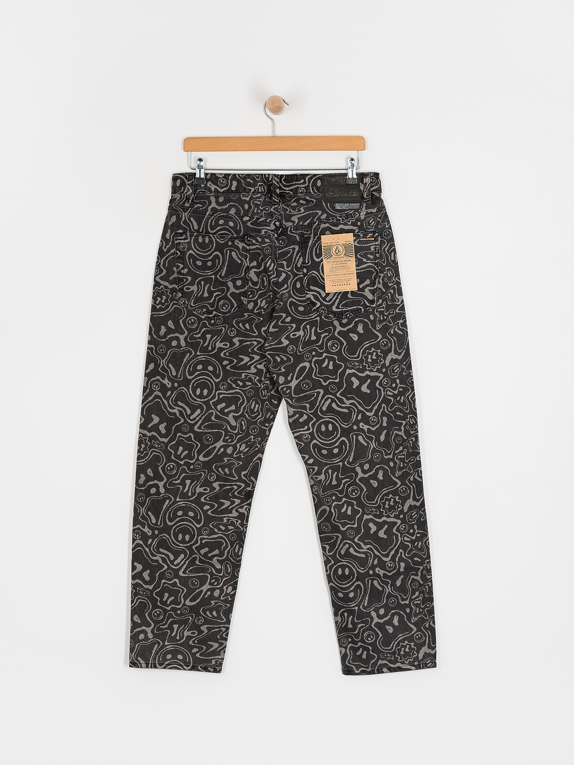 Kalhoty Volcom Fa F Rygalski (black print)