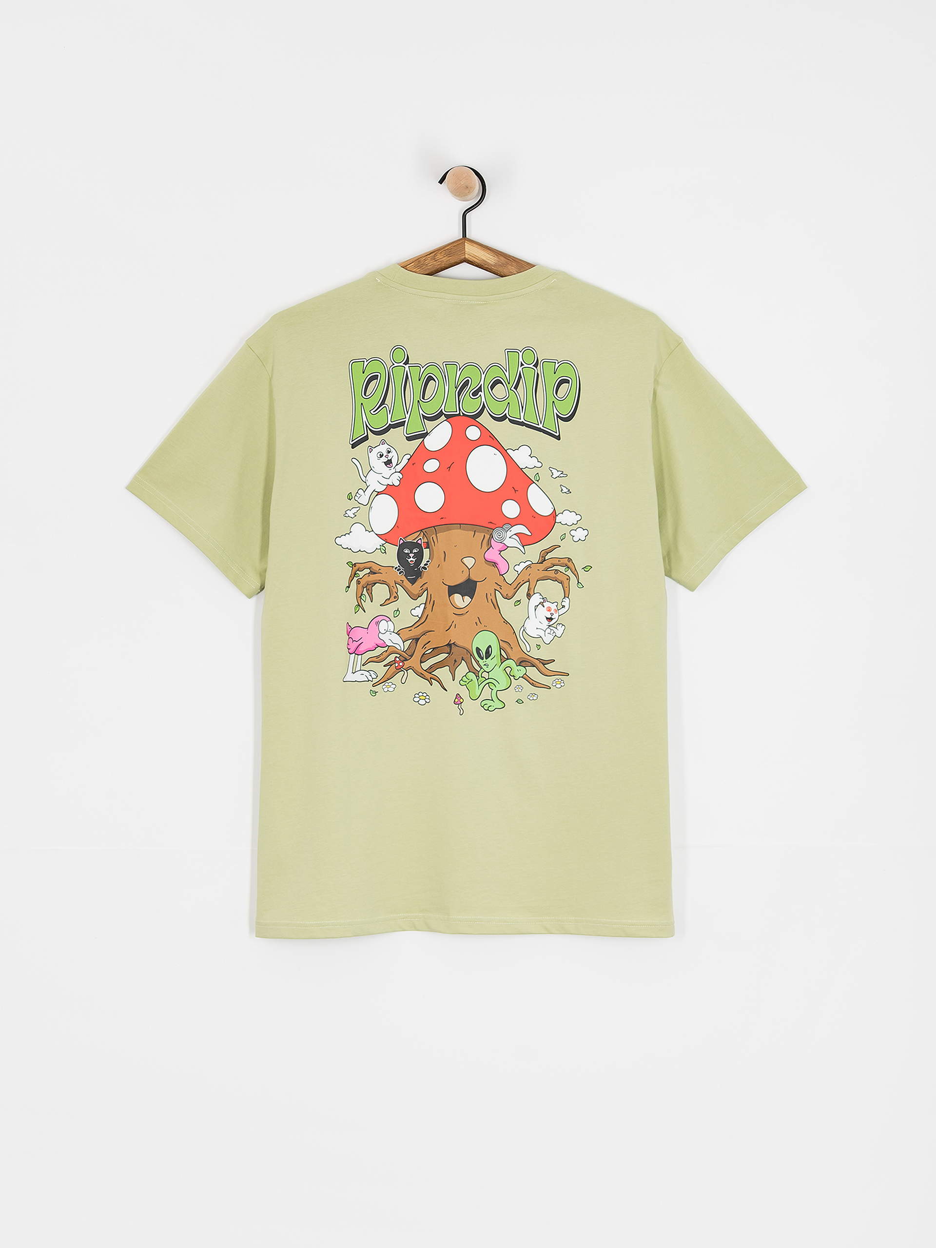Tričko RipNDip Playground (light moss)