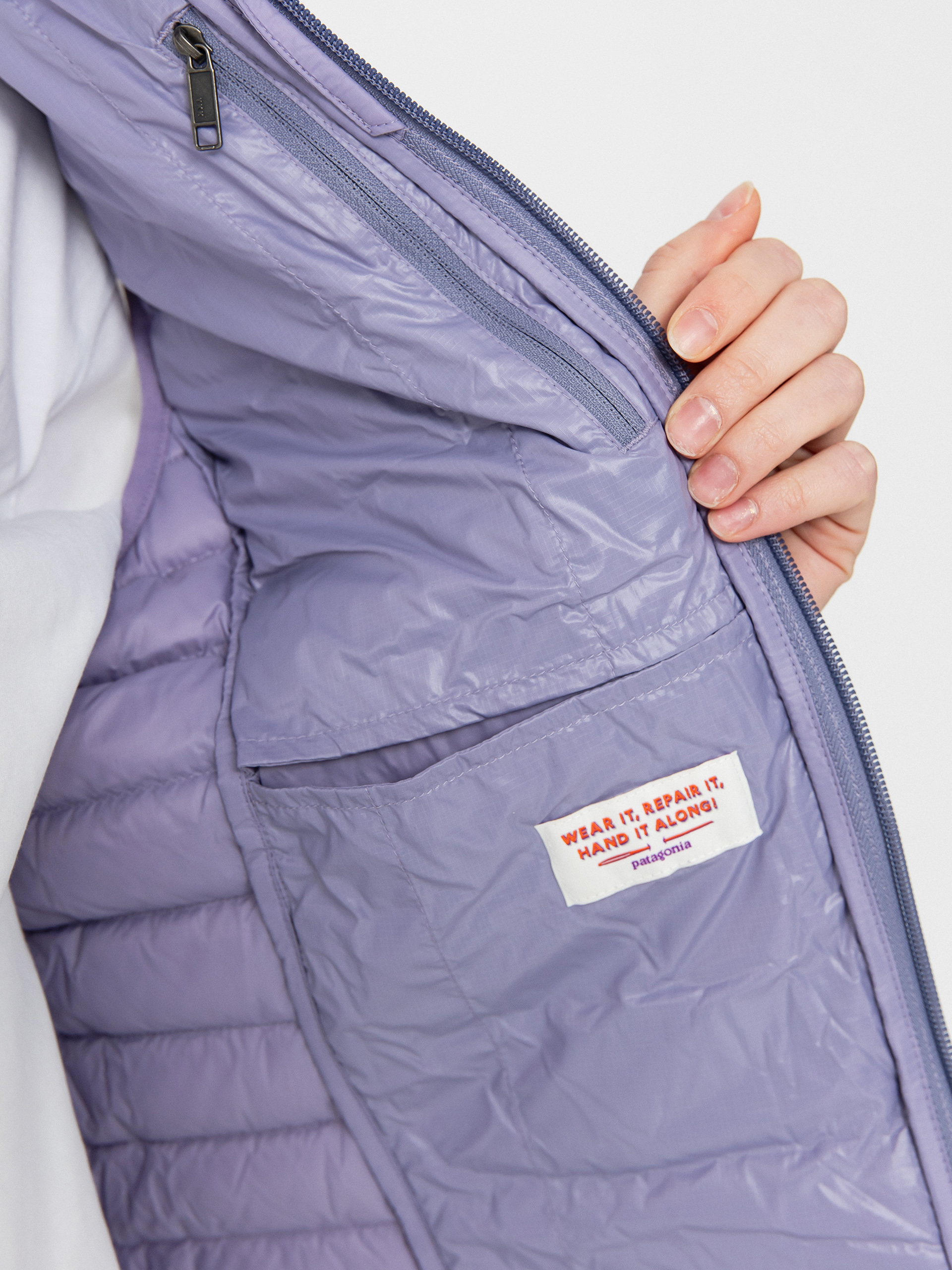 vesta Patagonia Down Sweater Wmn (concrete purple)