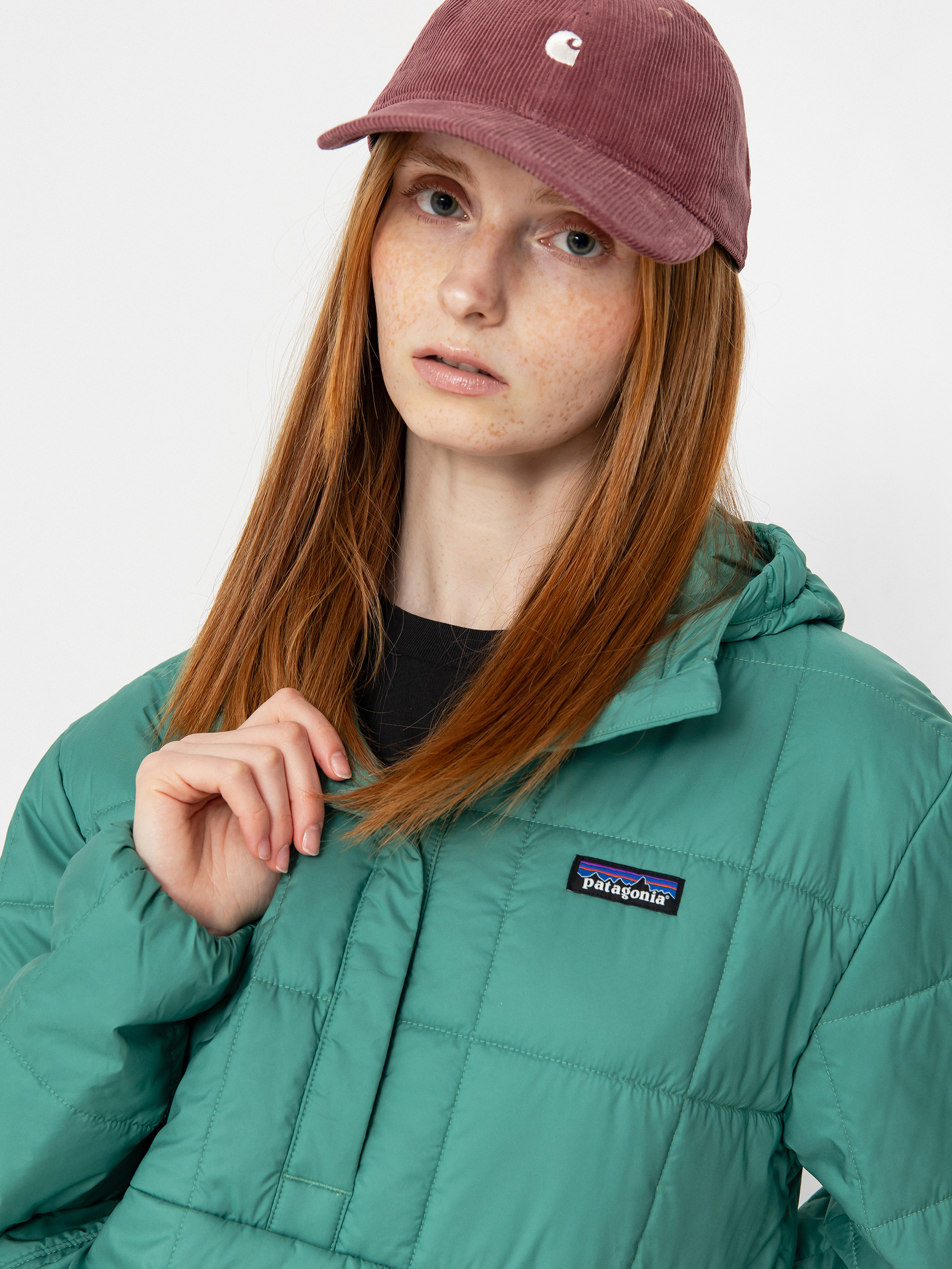 Mikina s kapucí Patagonia Light Gust HD Wmn (heartleaf green)