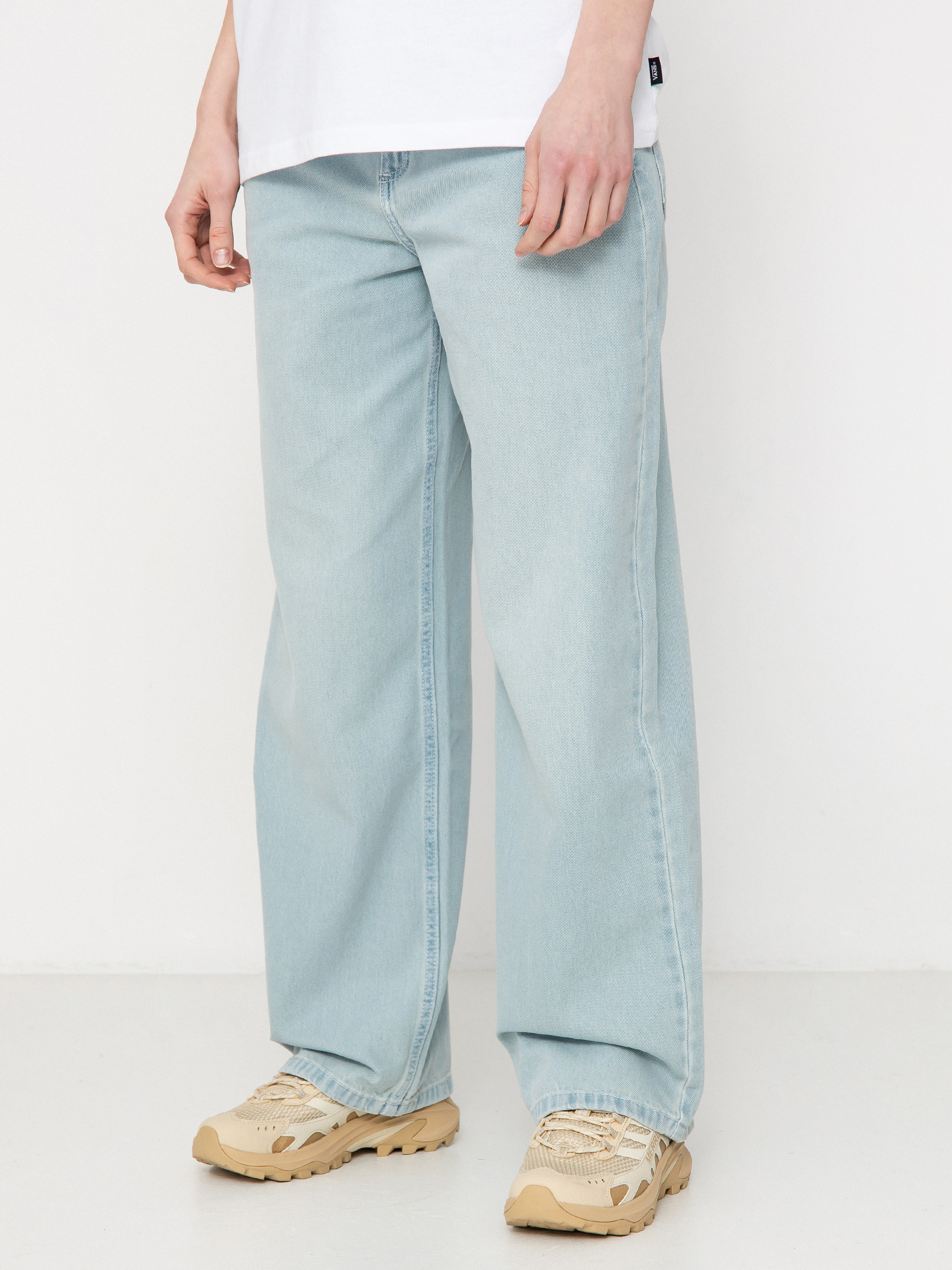 Kalhoty Vans Sirelle 5 Pocket Puddle Wmn (light stonewash)