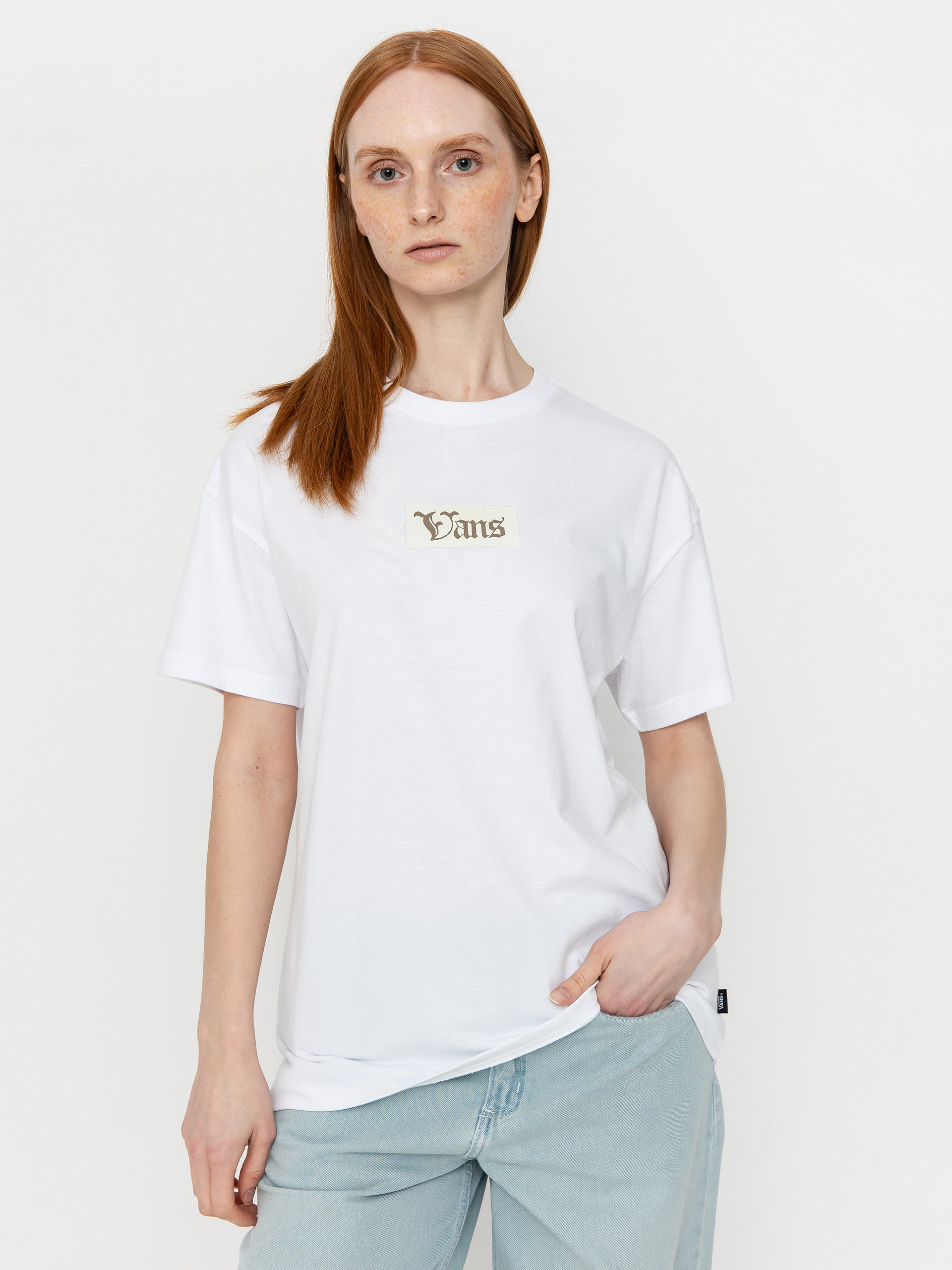 Tričko Vans Garden Oversized Wmn (white)