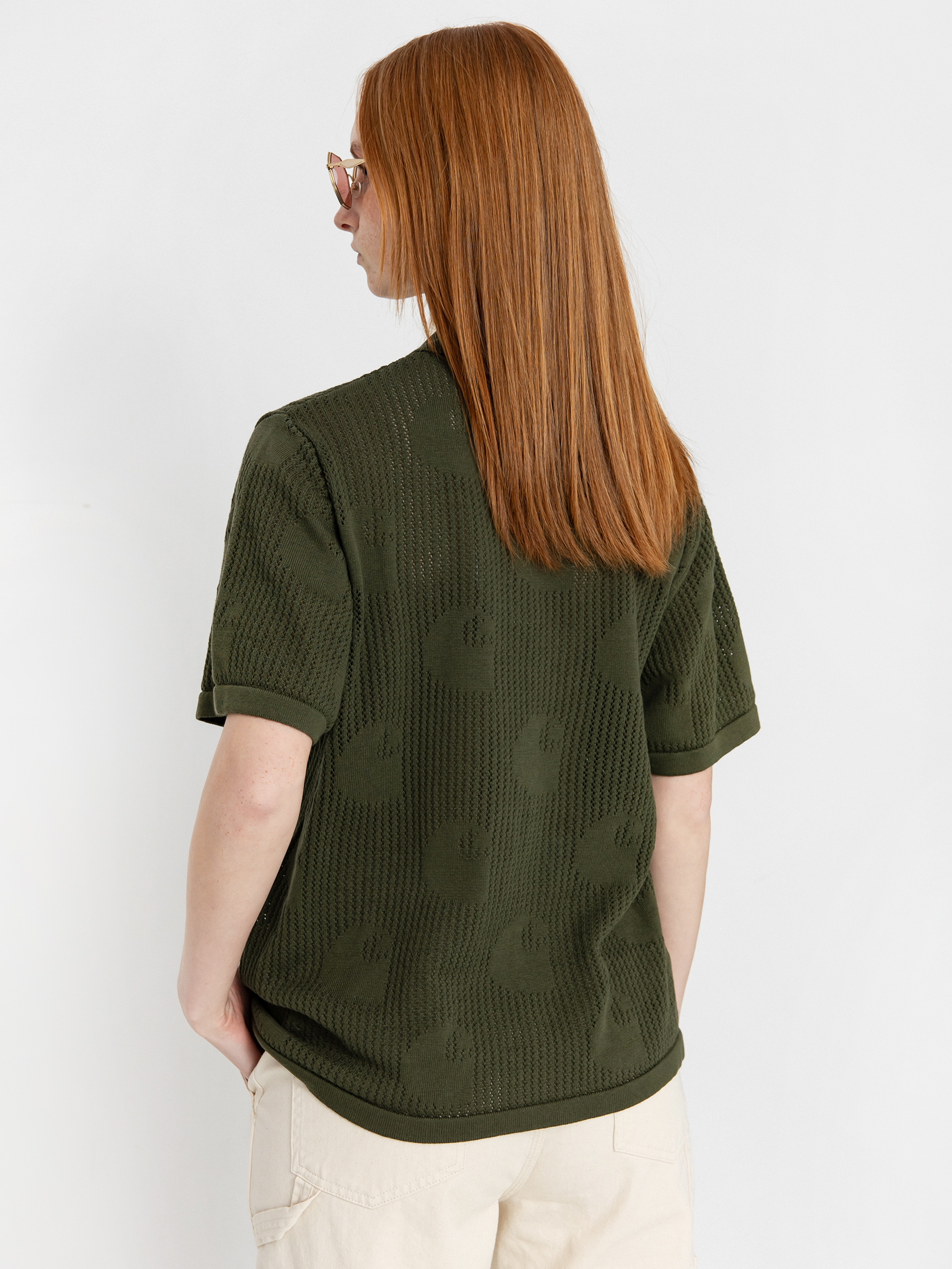 Košile Carhartt WIP Temple Knit Wmn (dollar green)