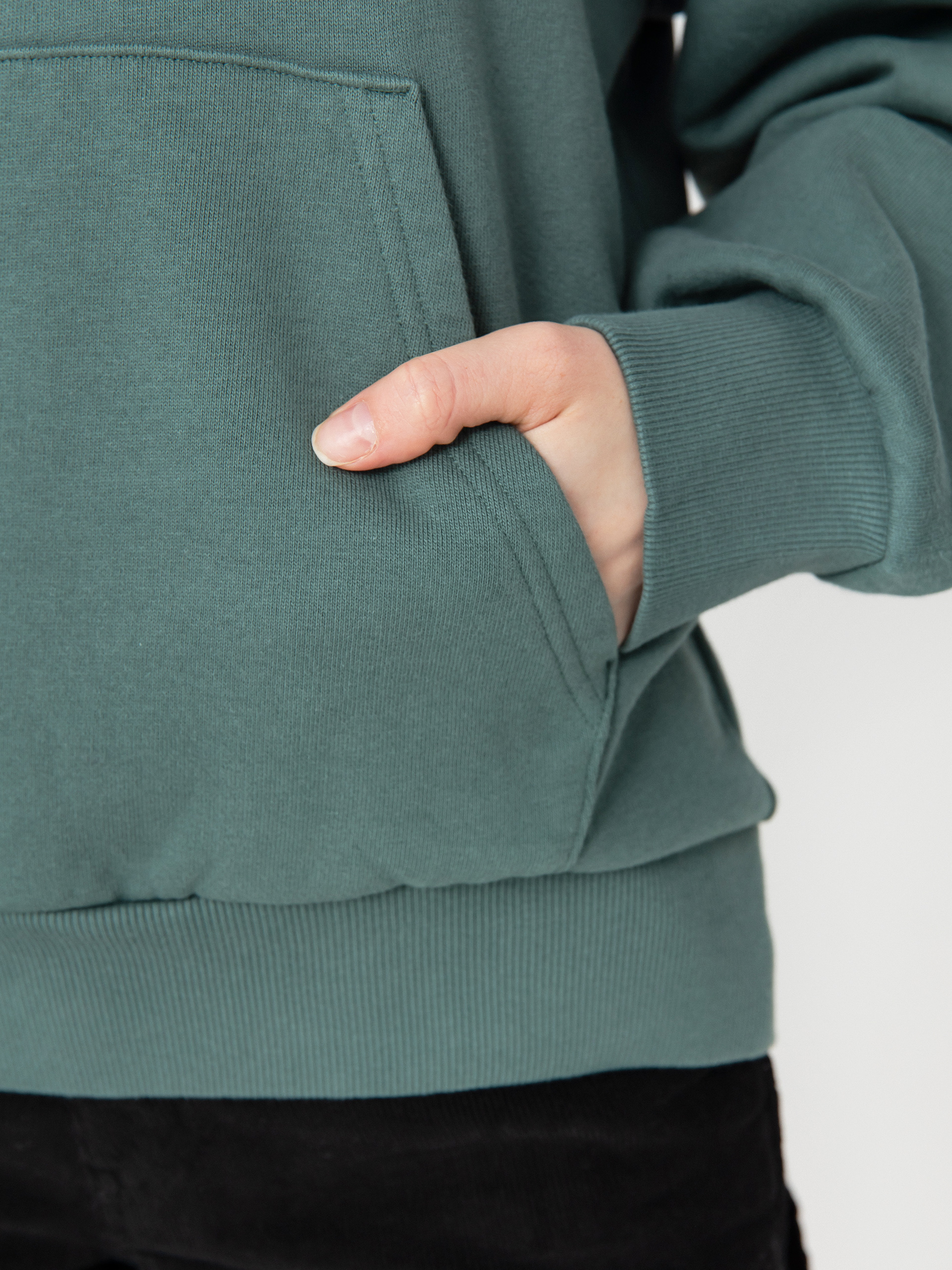 Mikina s kapucí Carhartt WIP Casey HD Wmn (silver pine/silver)