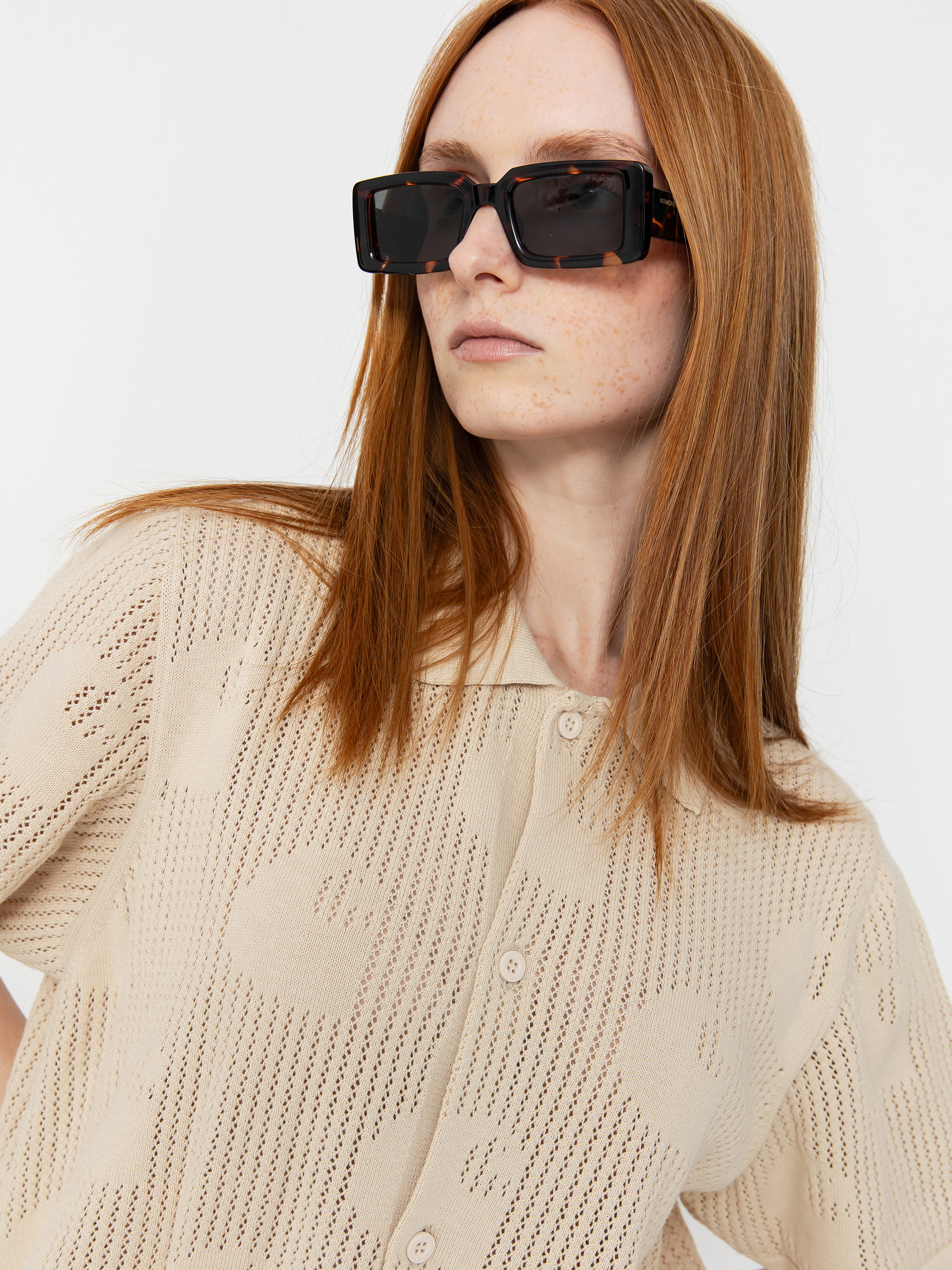 Košile Carhartt WIP Temple Knit Wmn (fleur de sel)