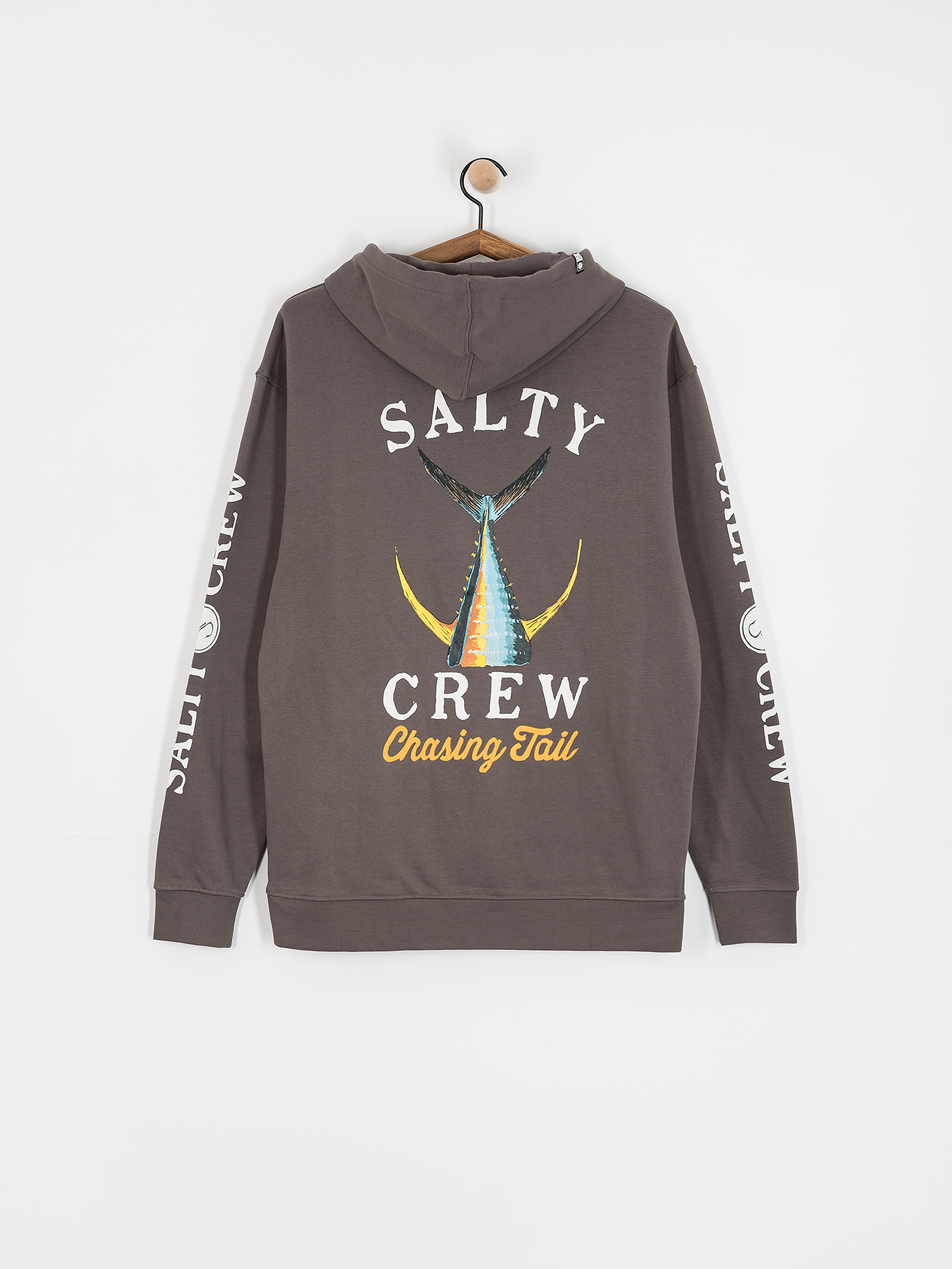 Mikina s kapucí Salty Crew Tailed HD (charcoal)