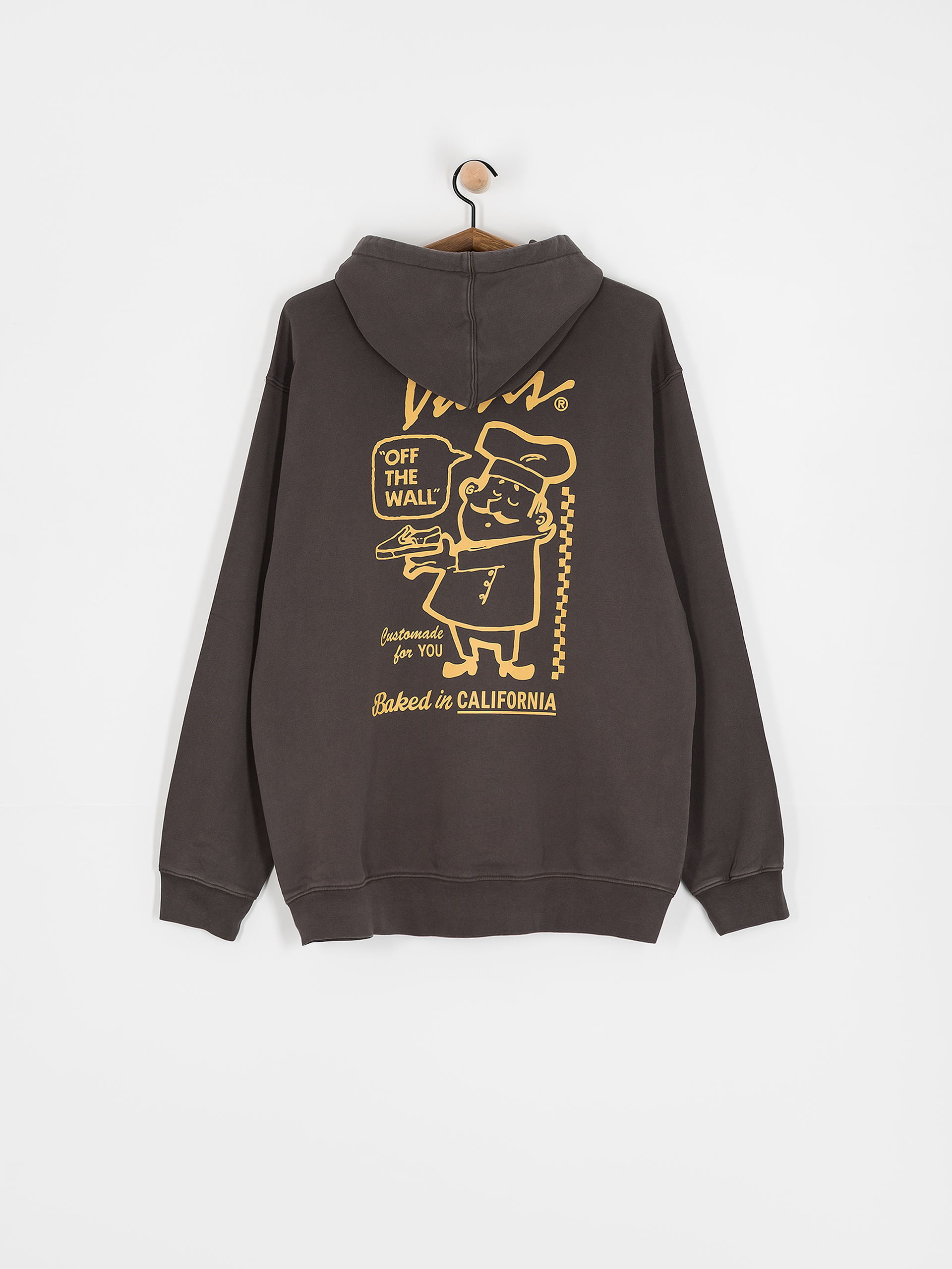 Mikina s kapucí Vans 66 Baked In Loose Ft HD (black)