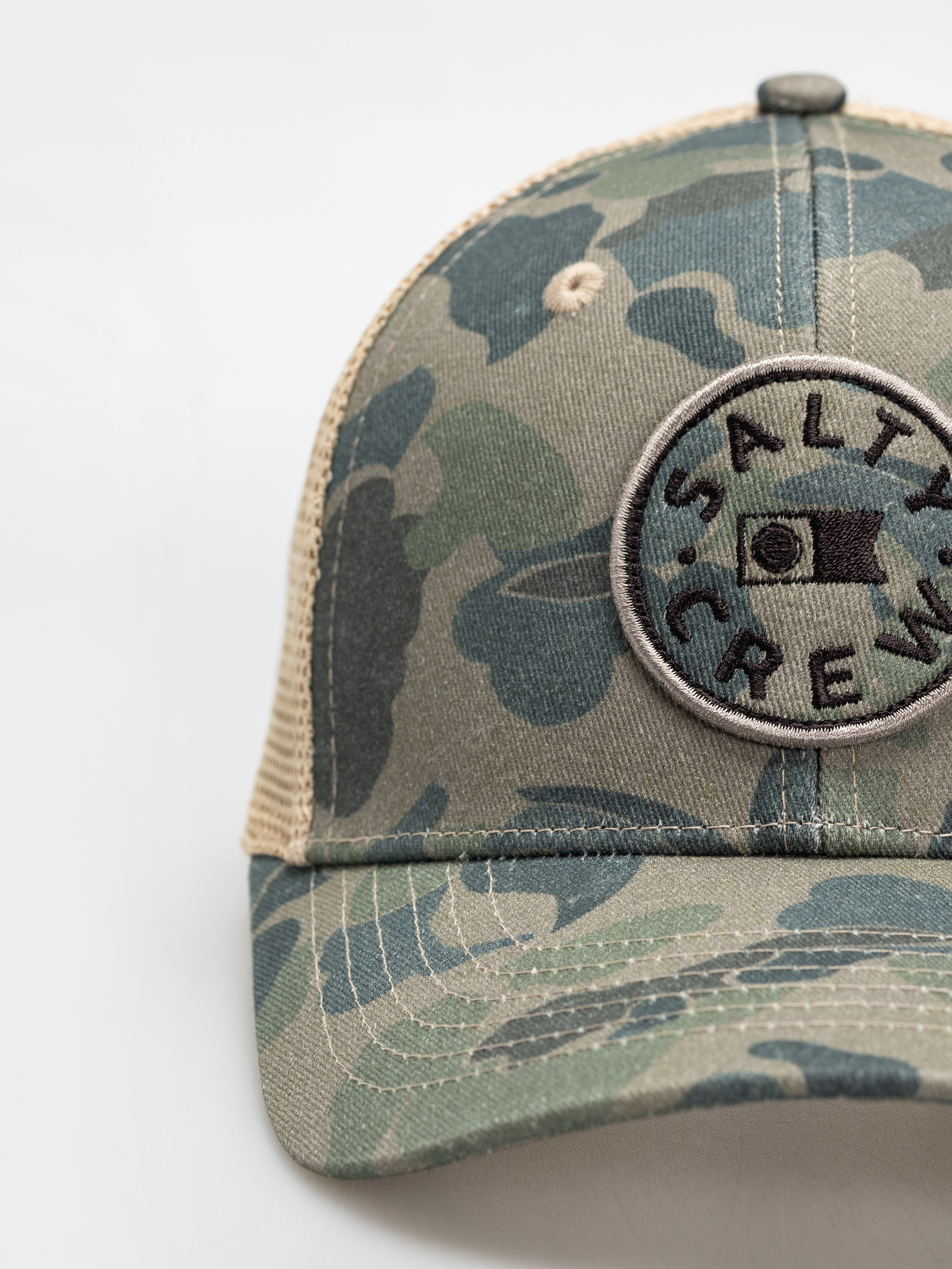 Kšiltovka  Salty Crew Watermark Retro Trucker (sand camo)