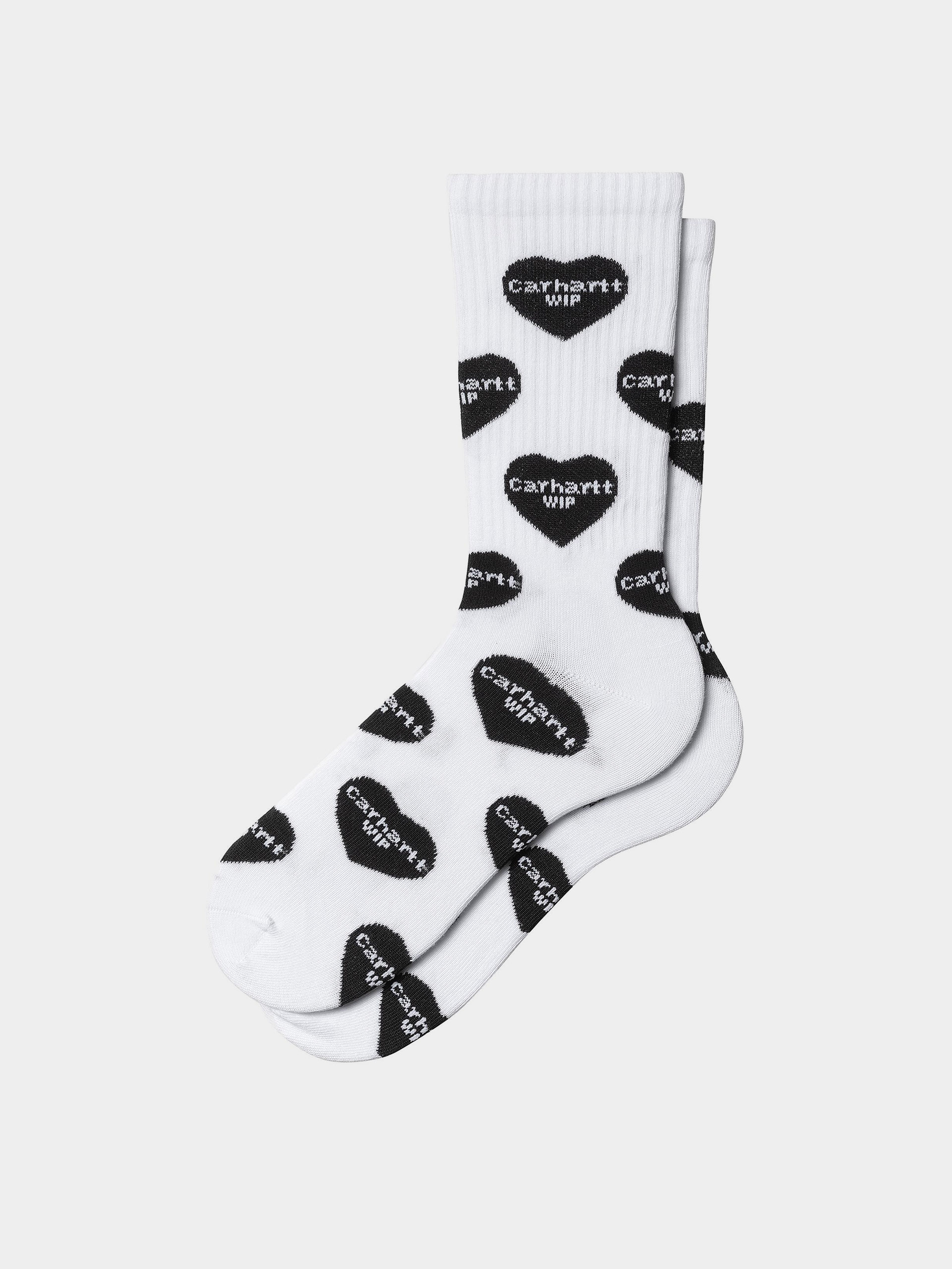 Ponožky Carhartt WIP Heart Logo (heart logo jacquard/white)