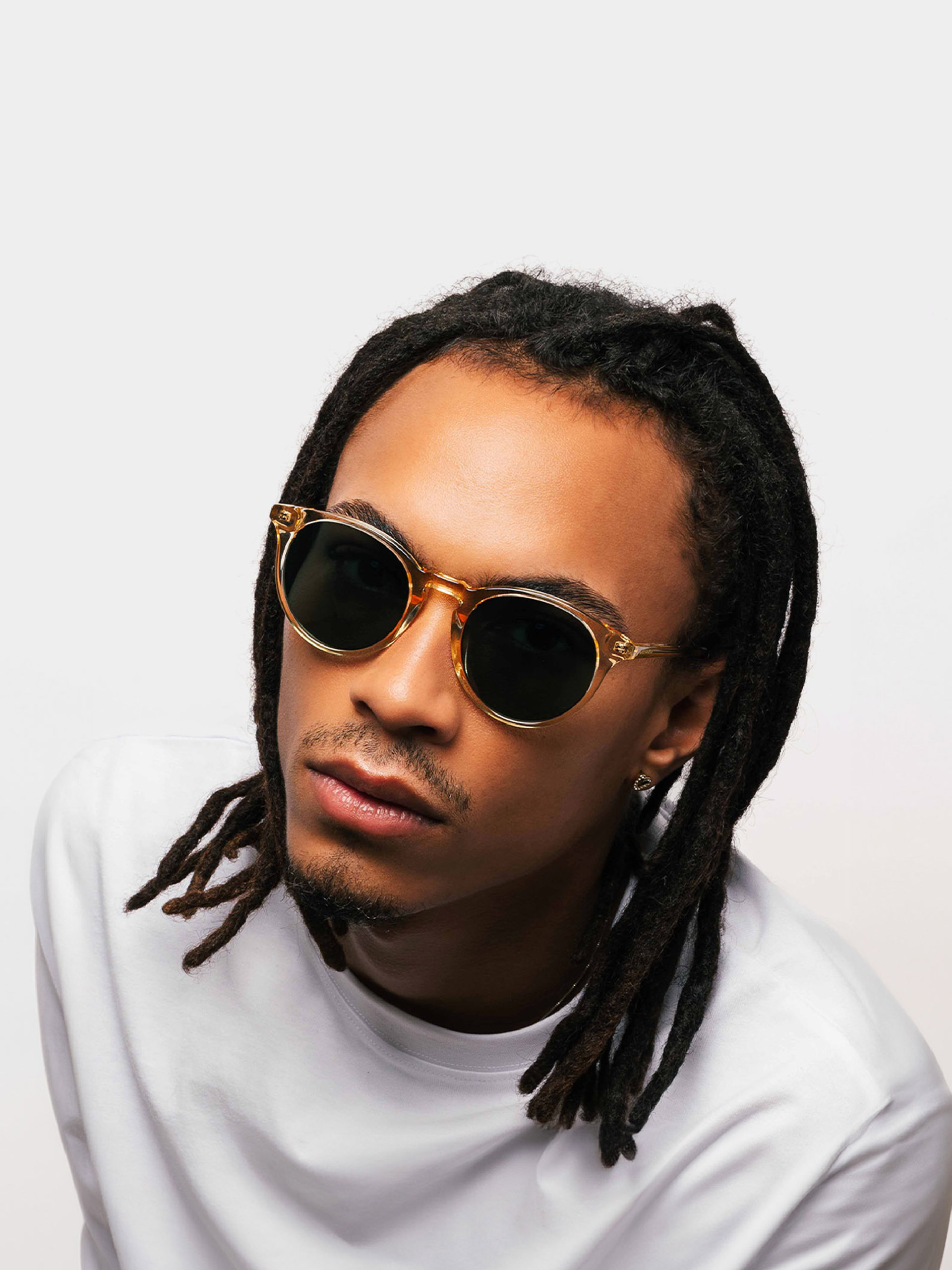 Sluneční brýle MessyWeekend New Depp (champagne/green)