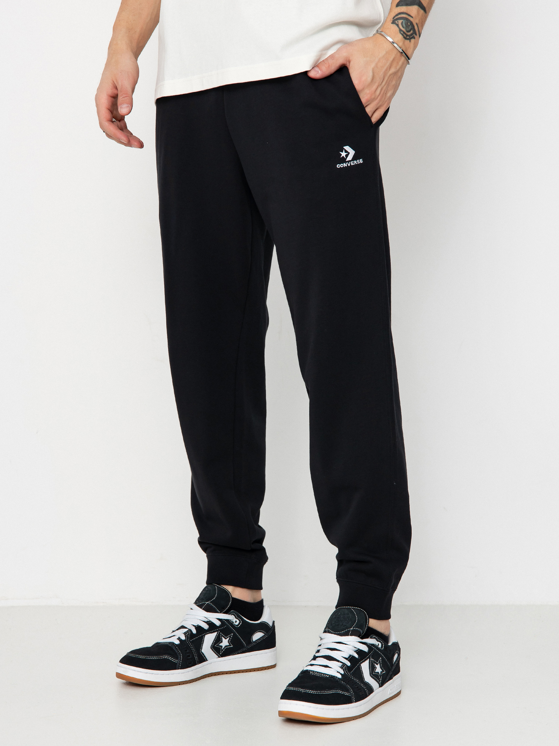 Kalhoty Converse Sc Emb Classic (converse black)
