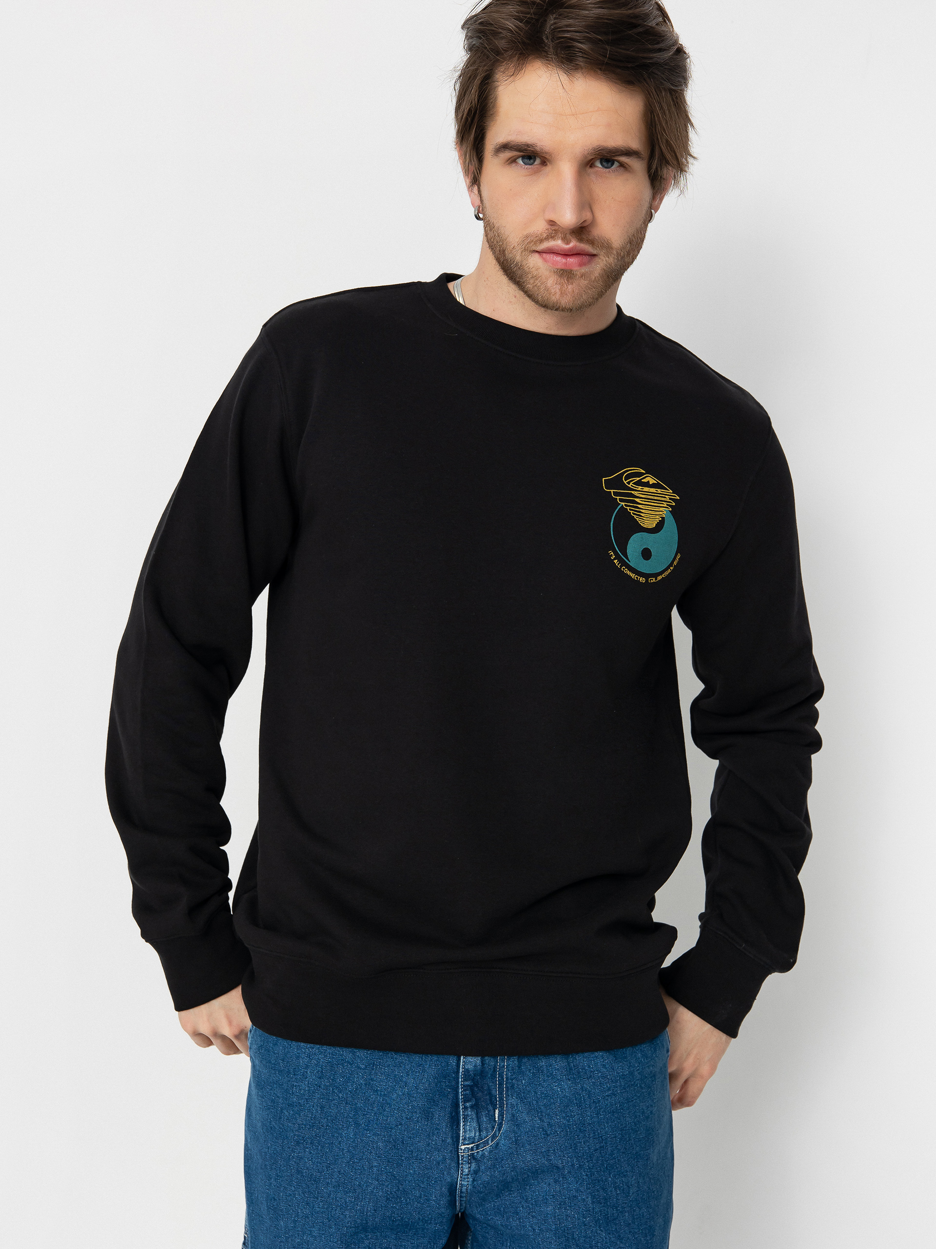 Mikina Quiksilver Graphic Mix (black)