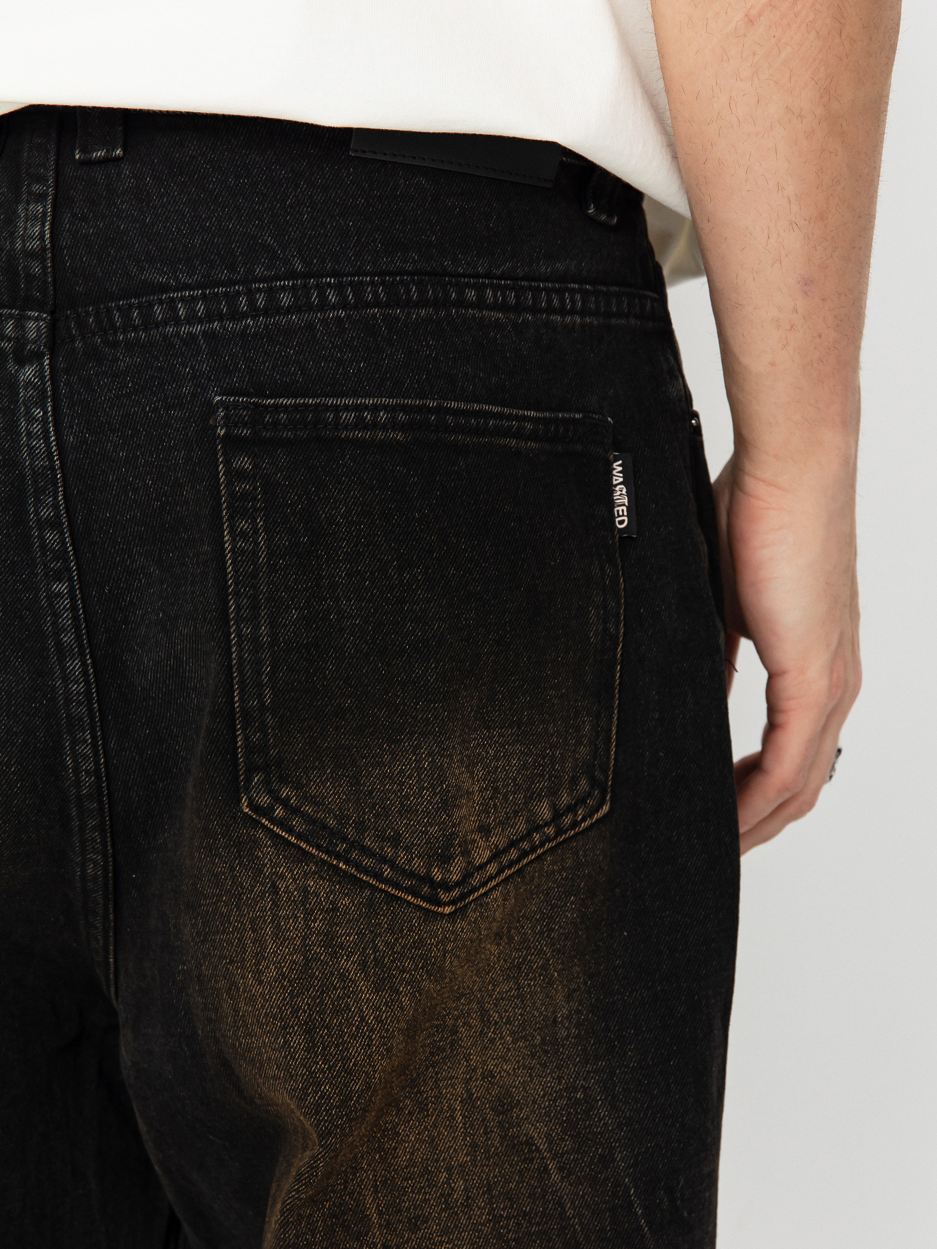 Kalhoty Wasted Paris Sandblast Casper (faded black)