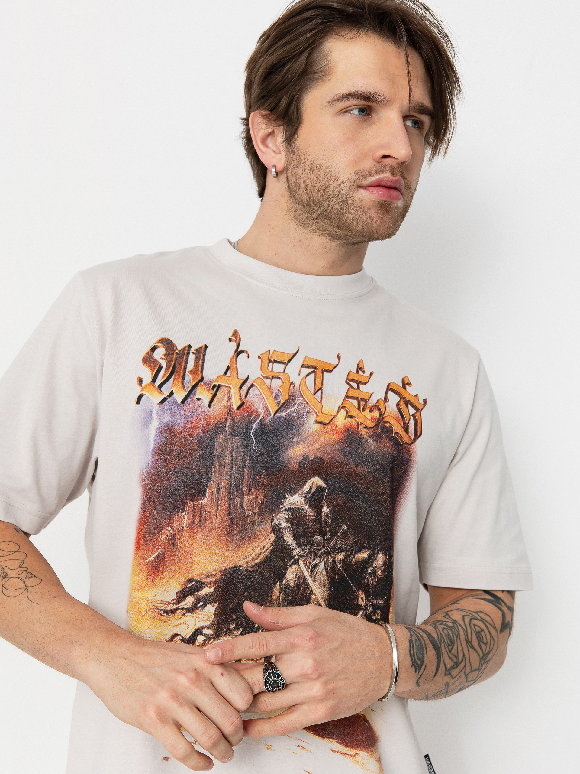 Tričko Wasted Paris Mirage (fog white)