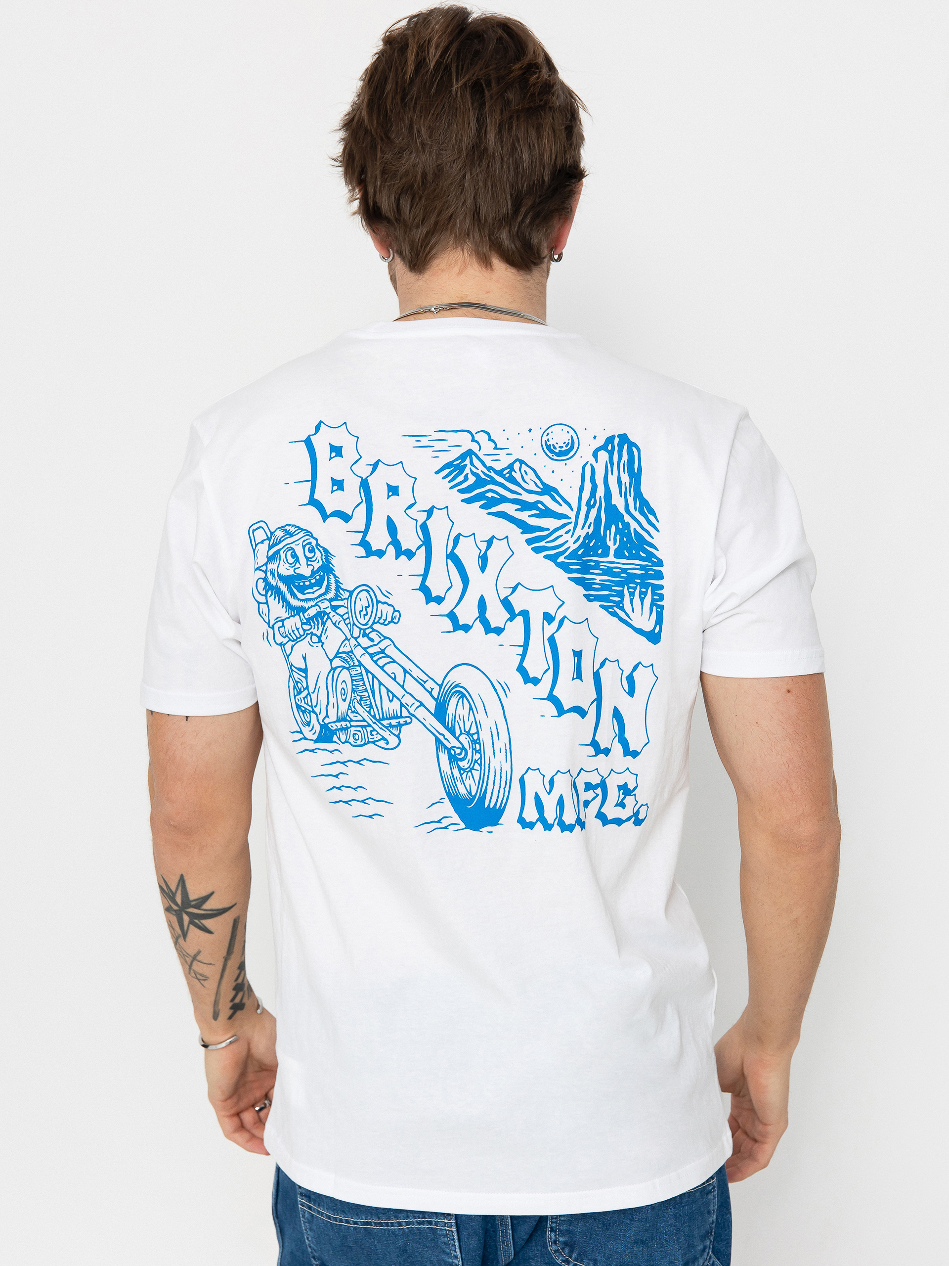 Tričko Brixton Pasco Tlrt (white)