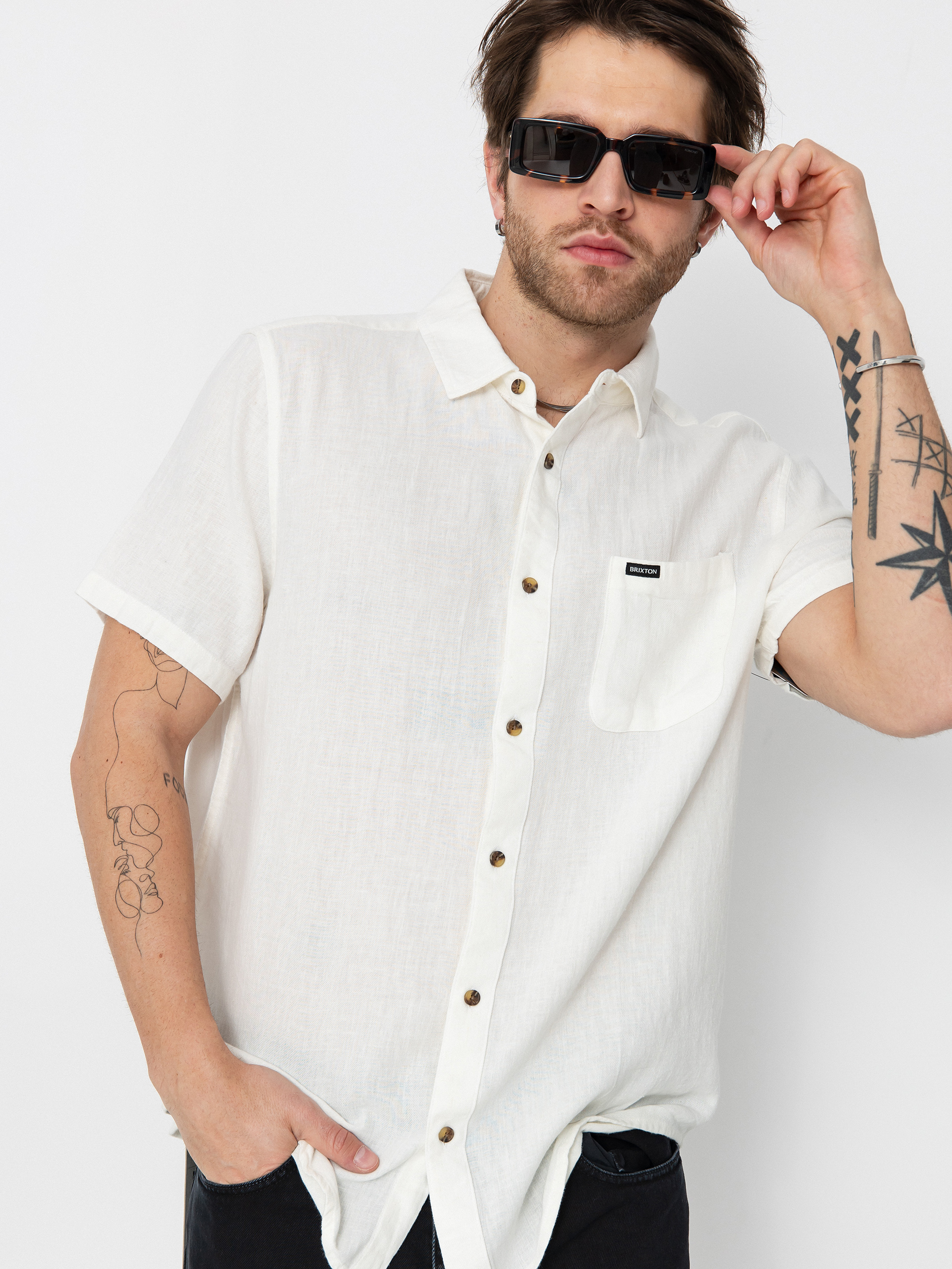 Košile Brixton Charter Org Cttn