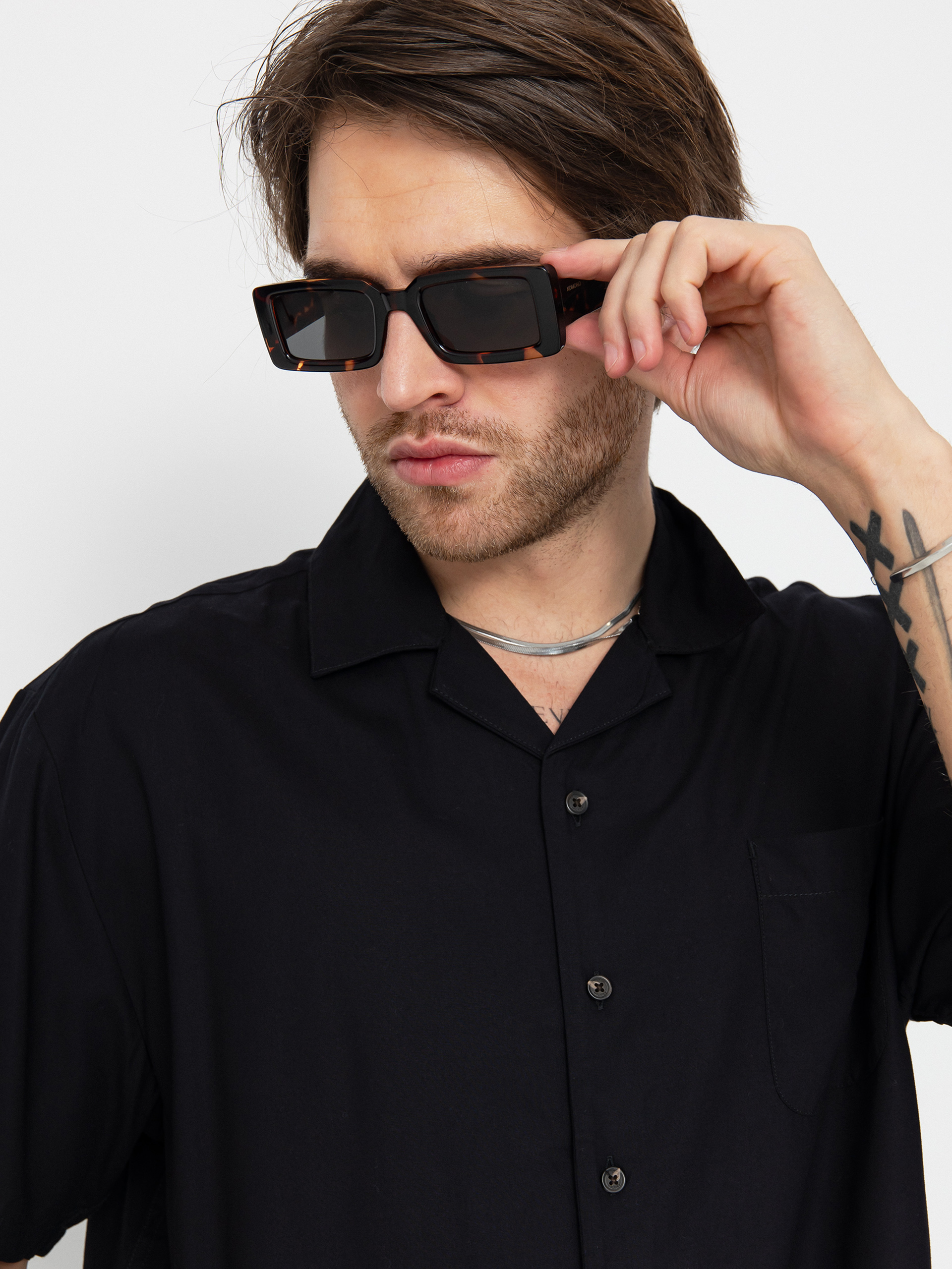 Košile Brixton Bunker (black)