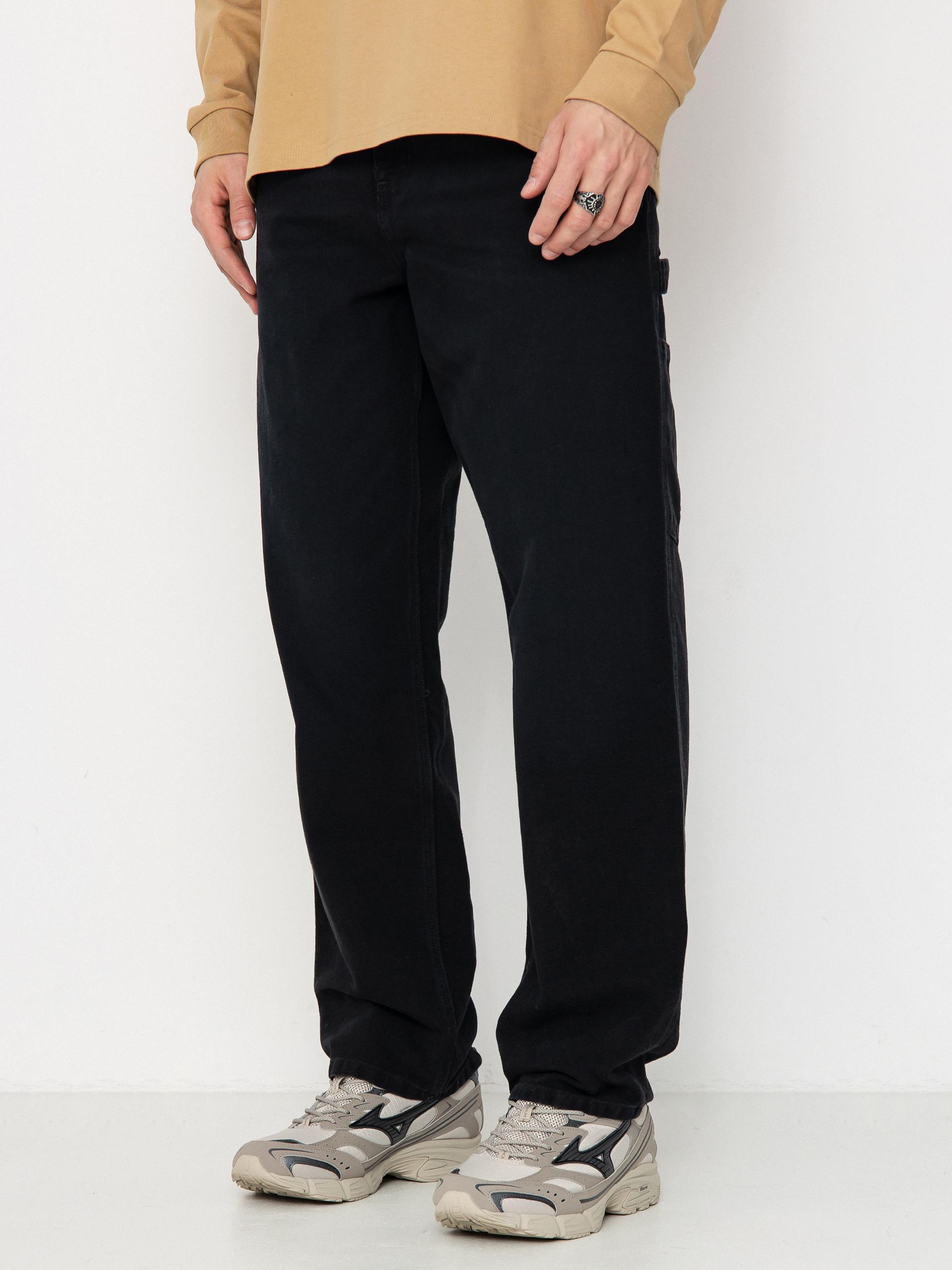 Kalhoty Carhartt WIP Single Knee (black)