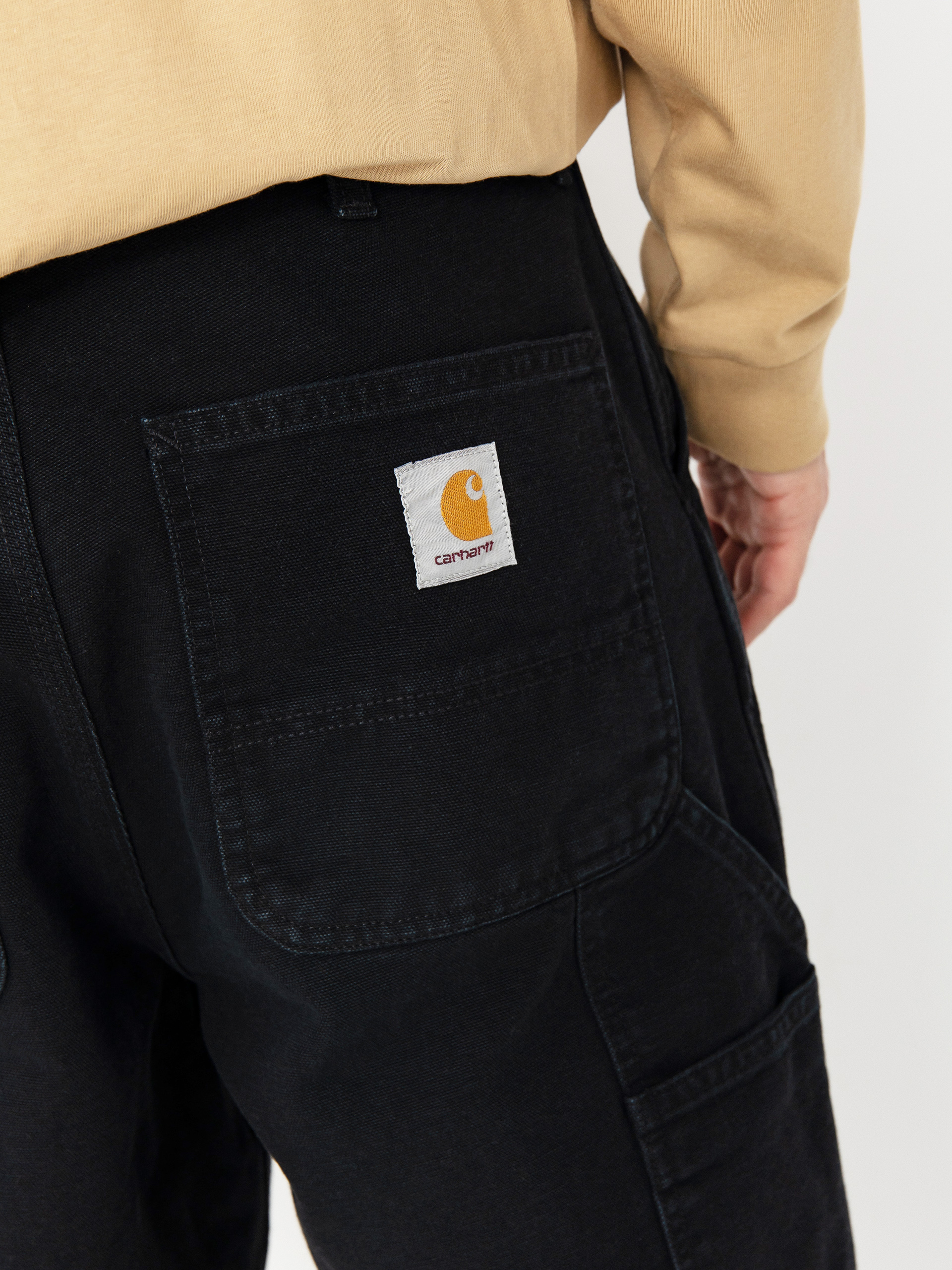 Kalhoty Carhartt WIP Single Knee (black)