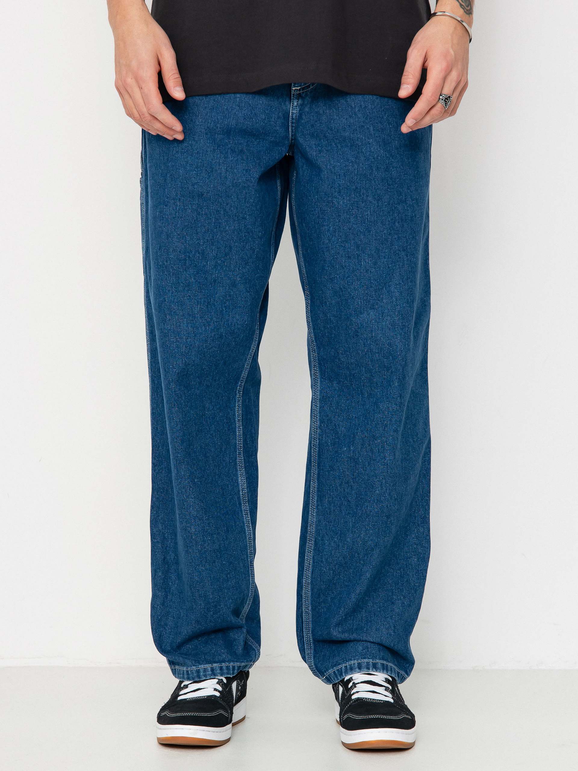 Kalhoty Carhartt WIP Single Knee (blue)