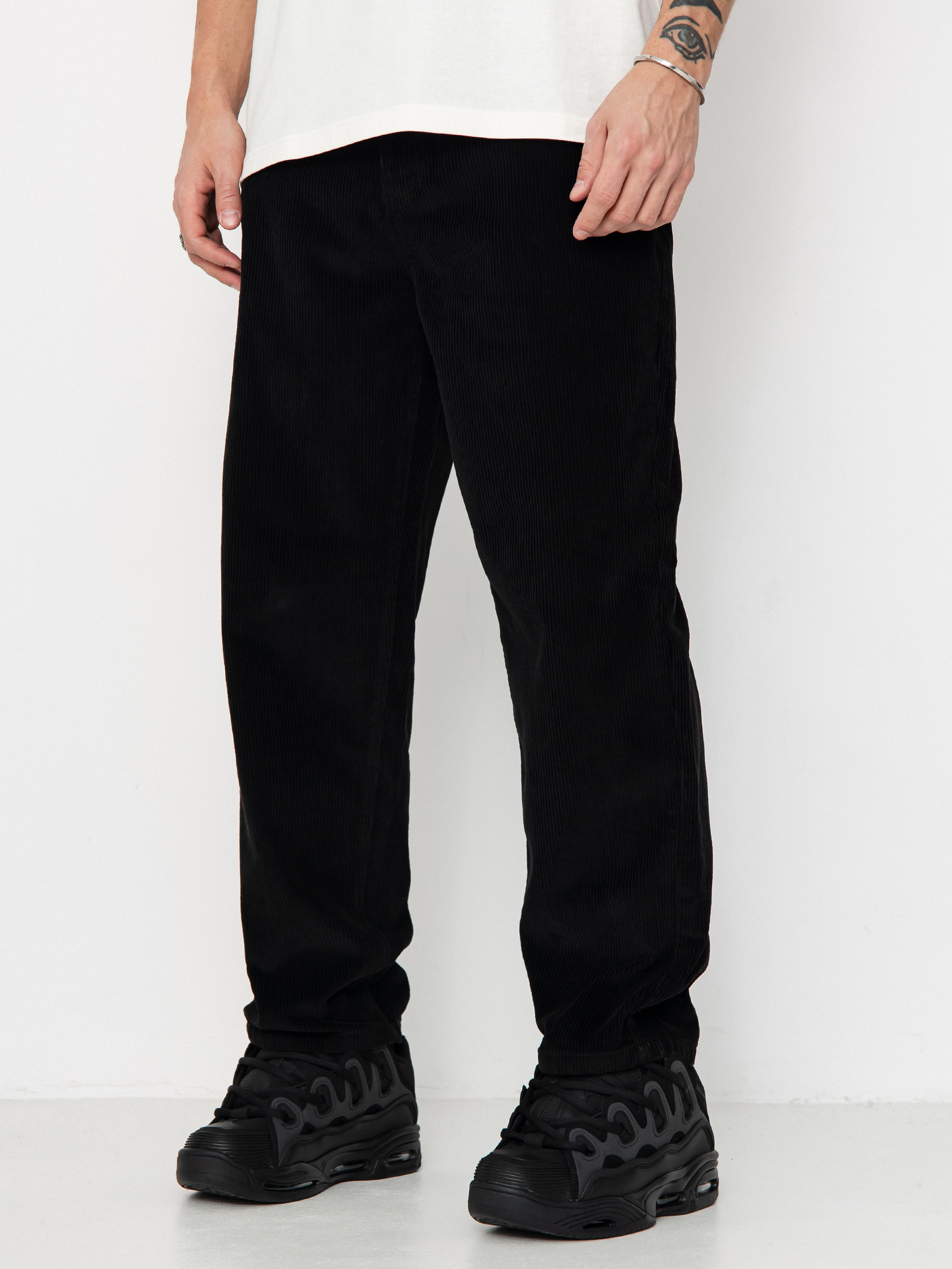 Kalhoty Homeboy X Tra Baggy Cord Pants (black)