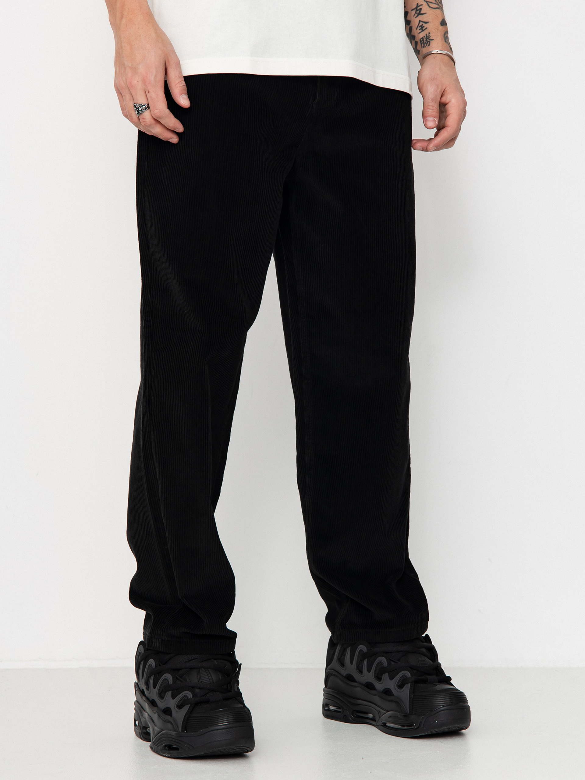 Kalhoty Homeboy X Tra Baggy Cord Pants (black)