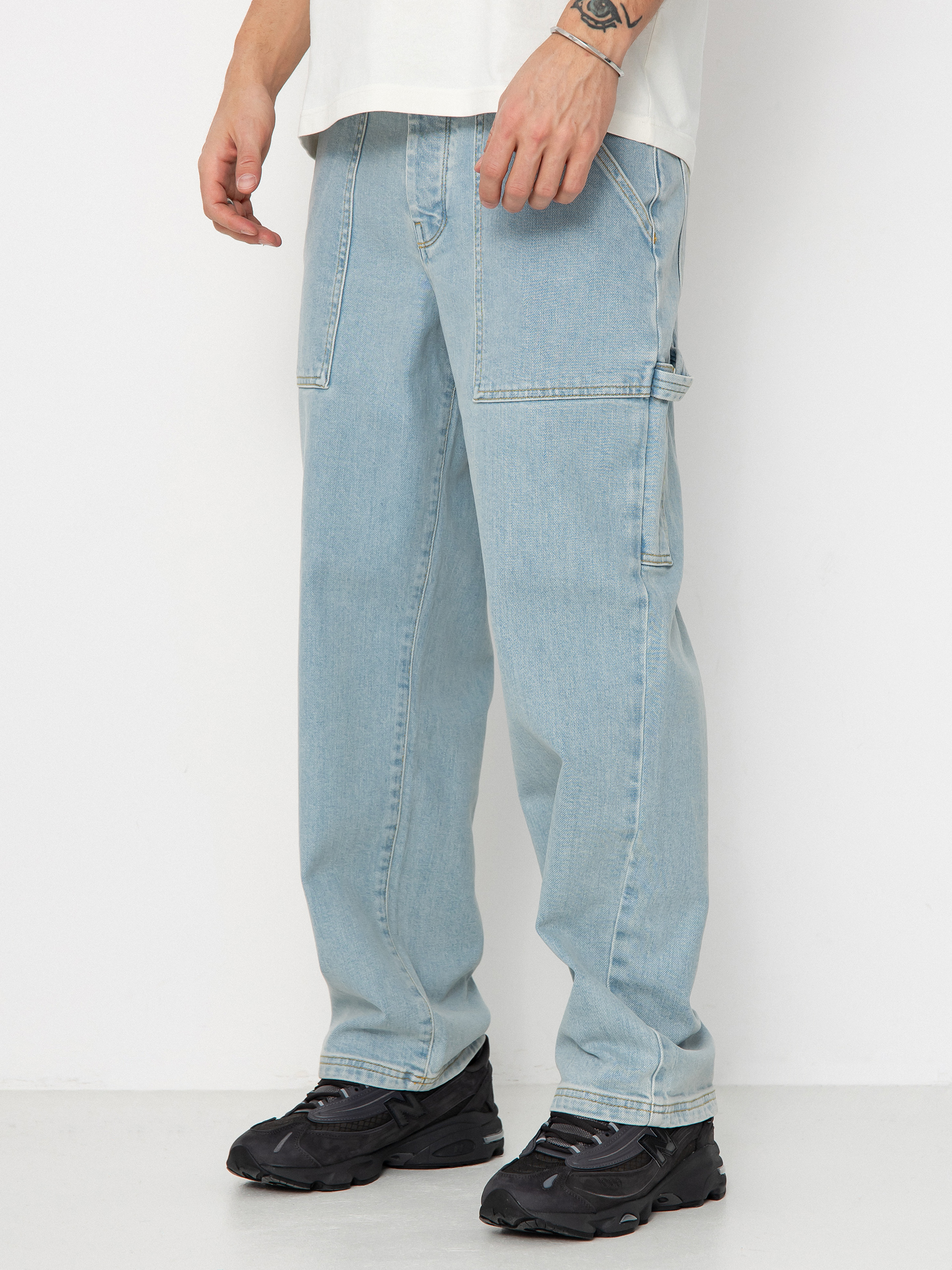 Kalhoty Homeboy X Tra Work Pants Denim (moon)