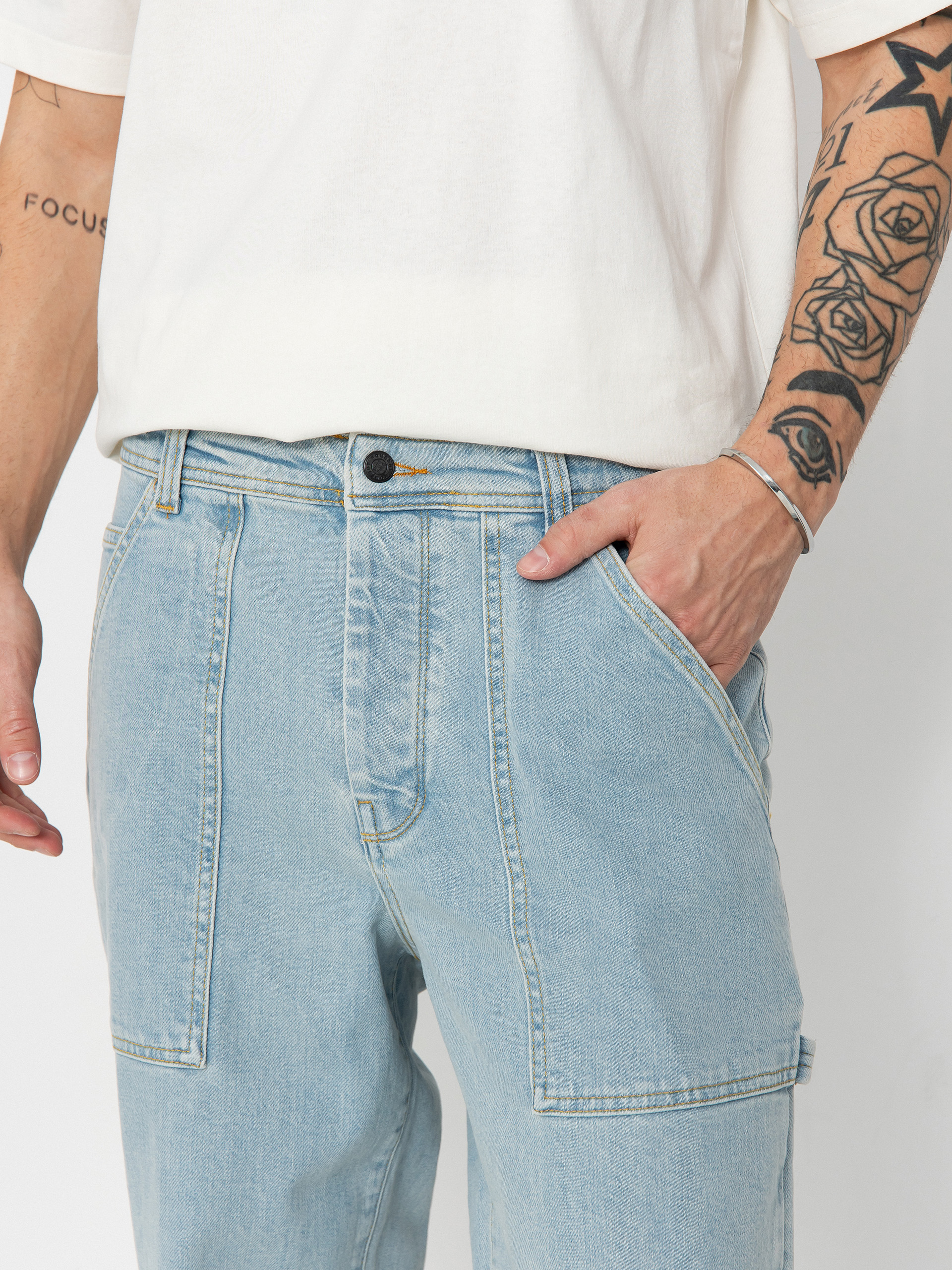 Kalhoty Homeboy X Tra Work Pants Denim (moon)