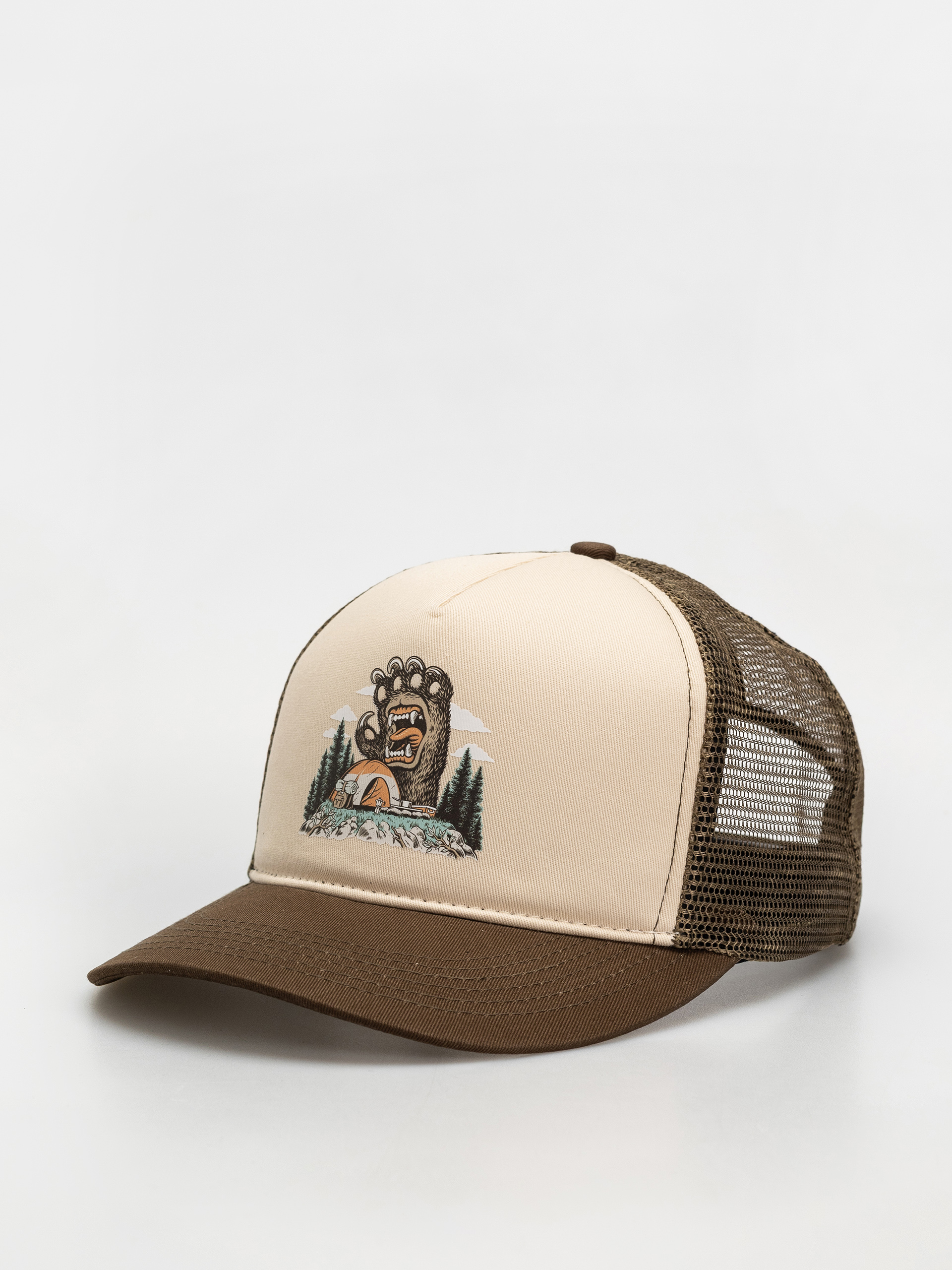 Kšiltovka  Santa Cruz Screaming Grizzly (brown/tan)