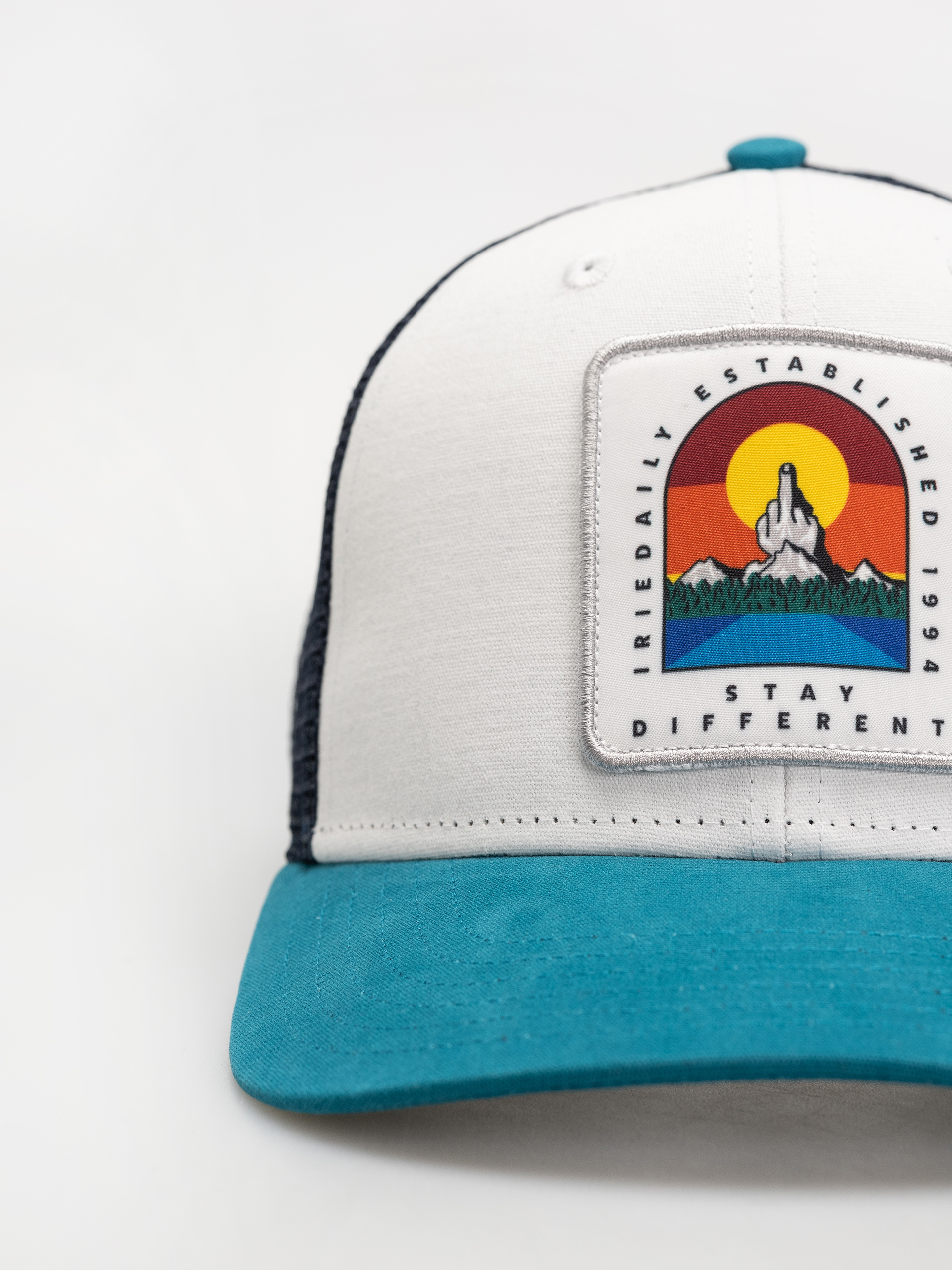 Kšiltovka  Iriedaily Stonefinger (blue green)