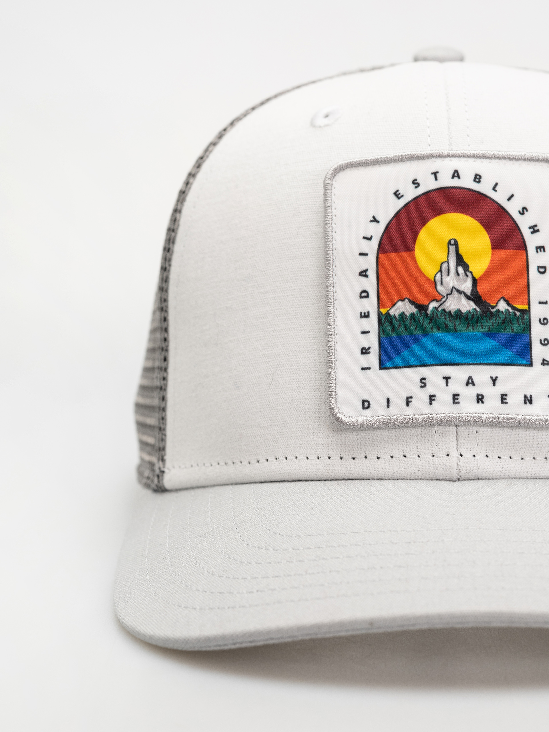 Kšiltovka  Iriedaily Stonefinger (stone grey)