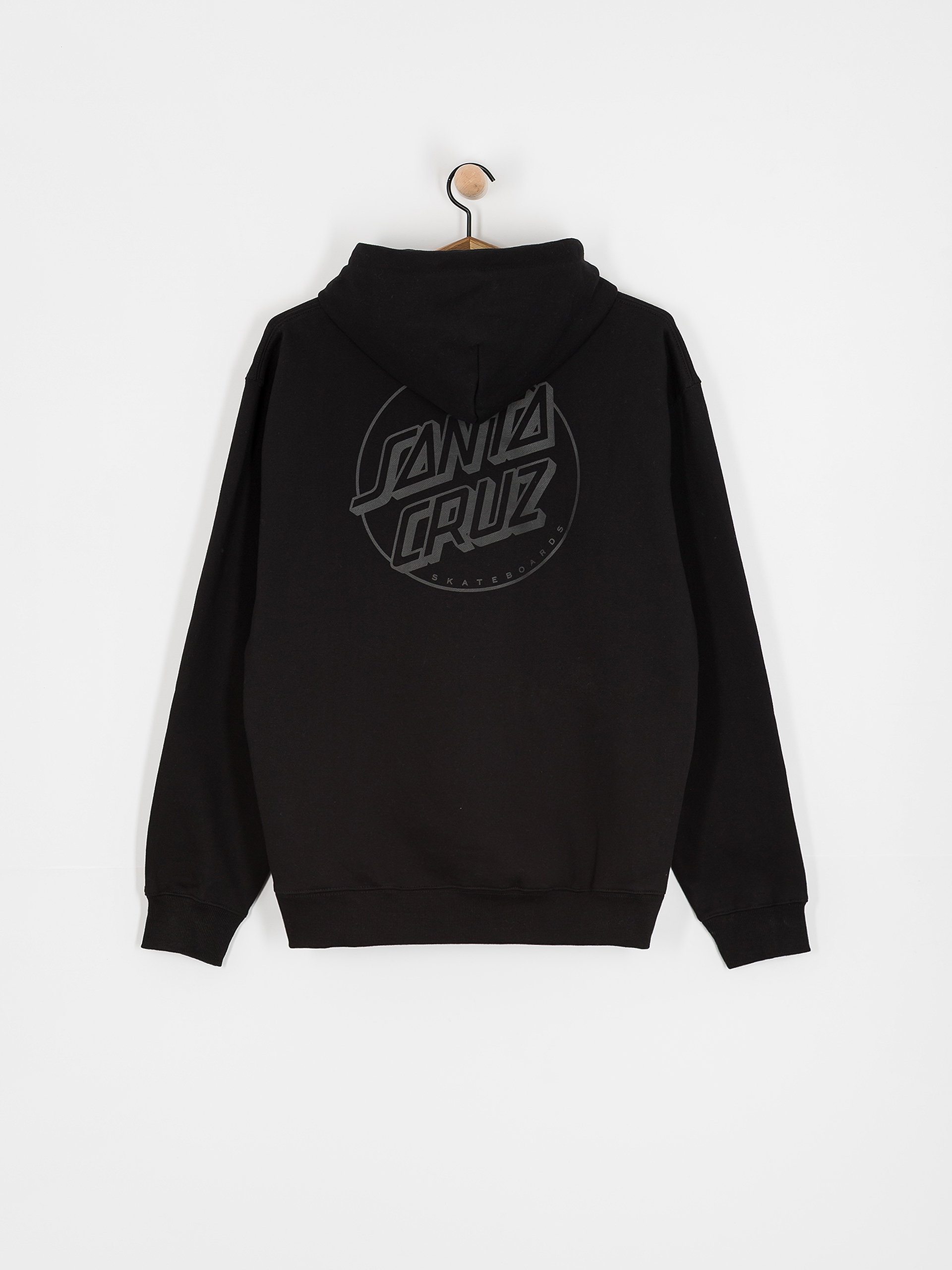 Mikina s kapucí Santa Cruz Tonal Opus Dot Stripe HD (black)