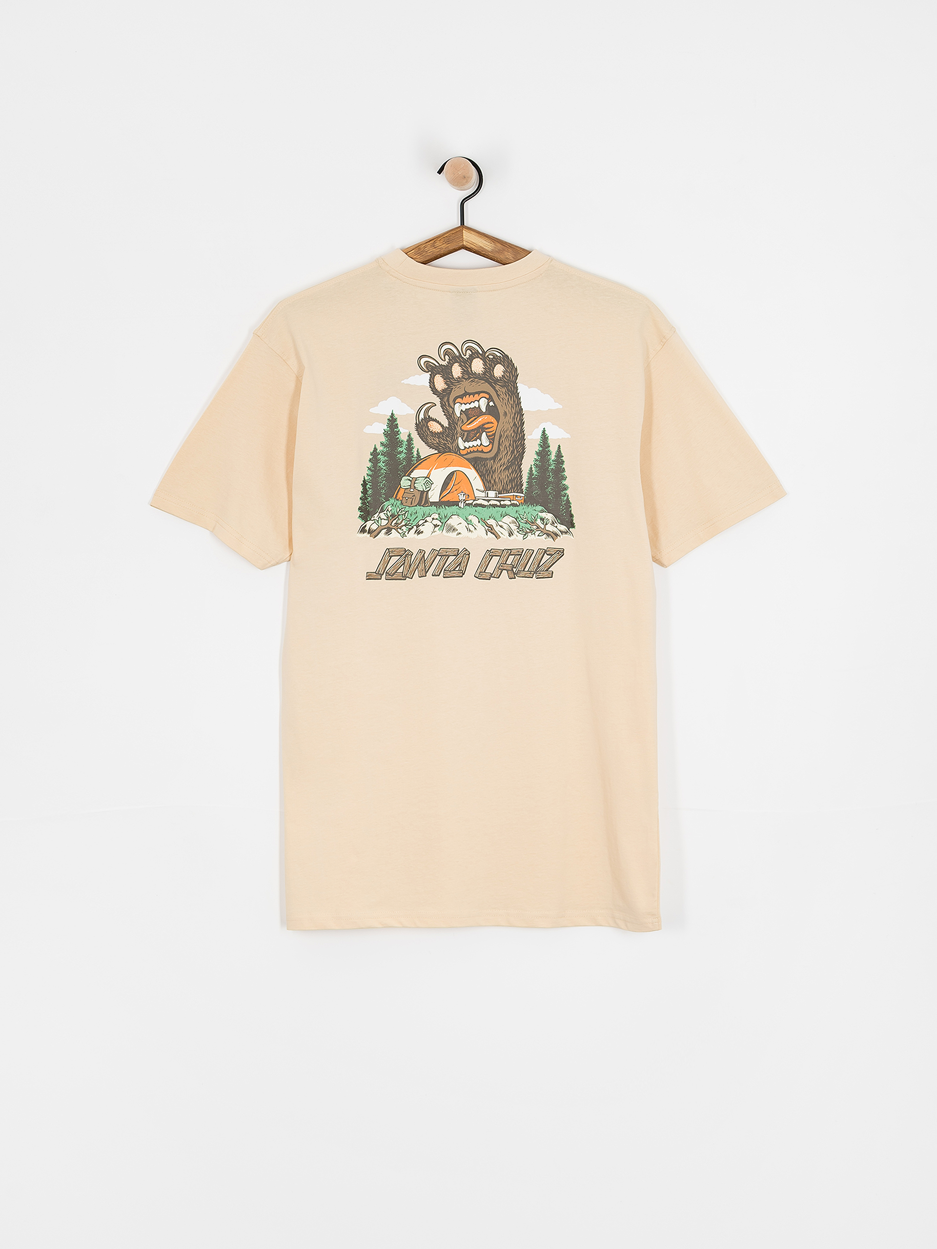 Tričko Santa Cruz Screaming Grizzly (blond wood)