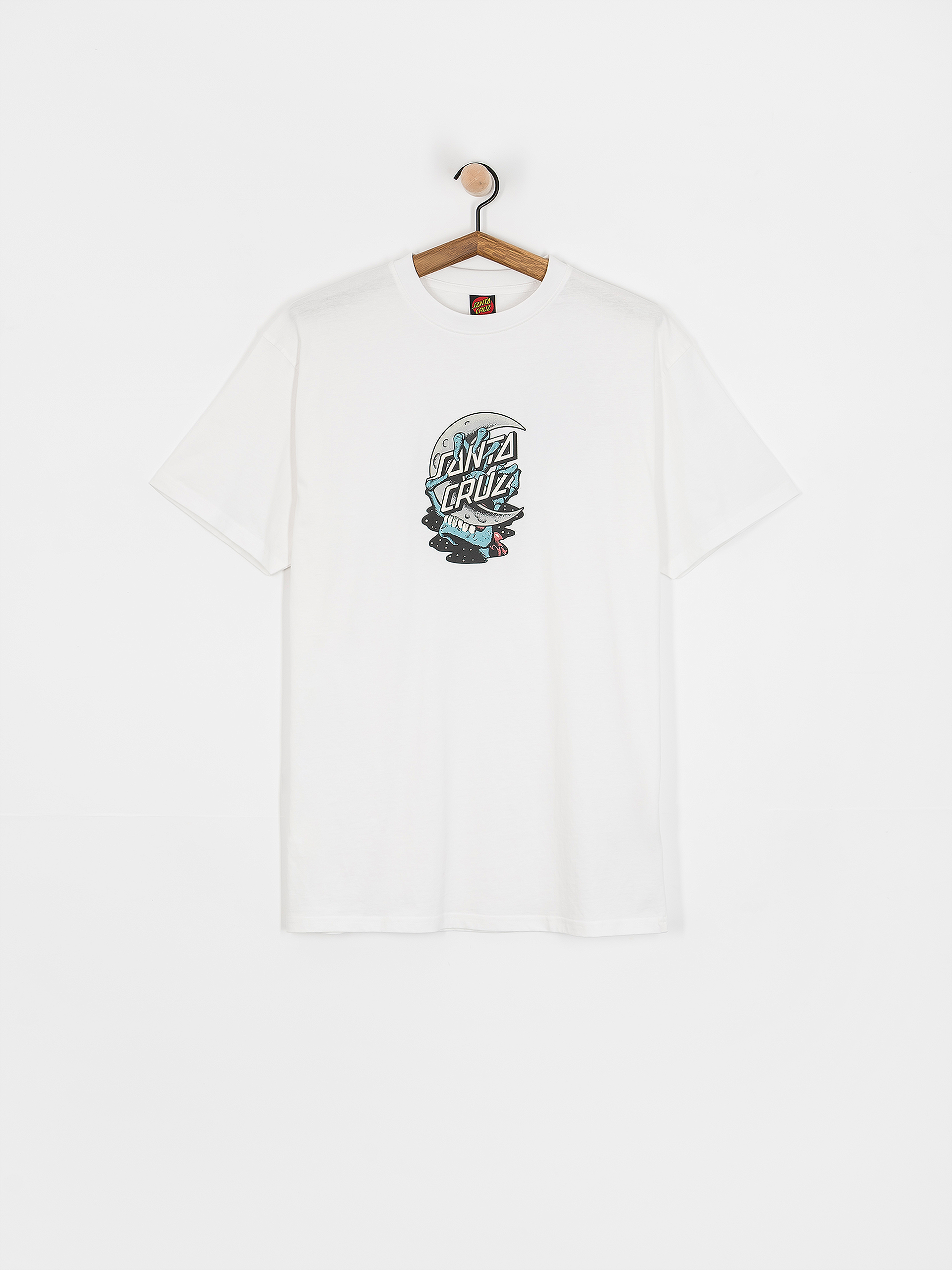 Tričko Santa Cruz Crescent Bone Hand (white)