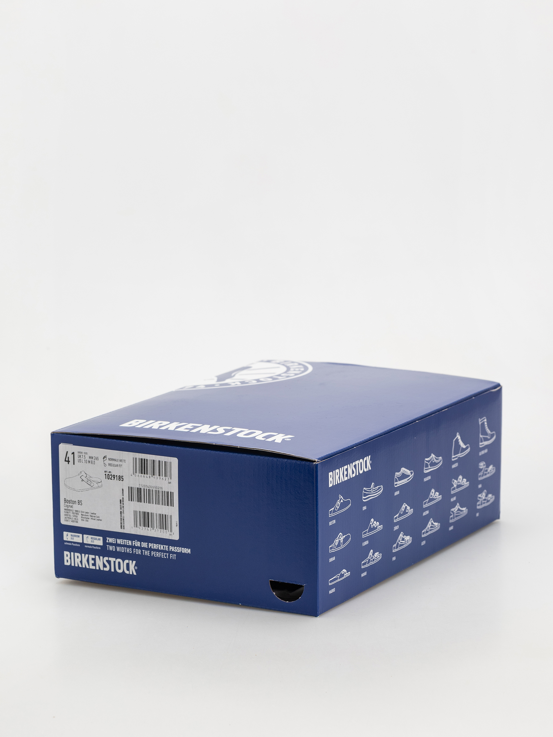 Plážovky Birkenstock Boston Suede Oiled Leather Regular (cognac)