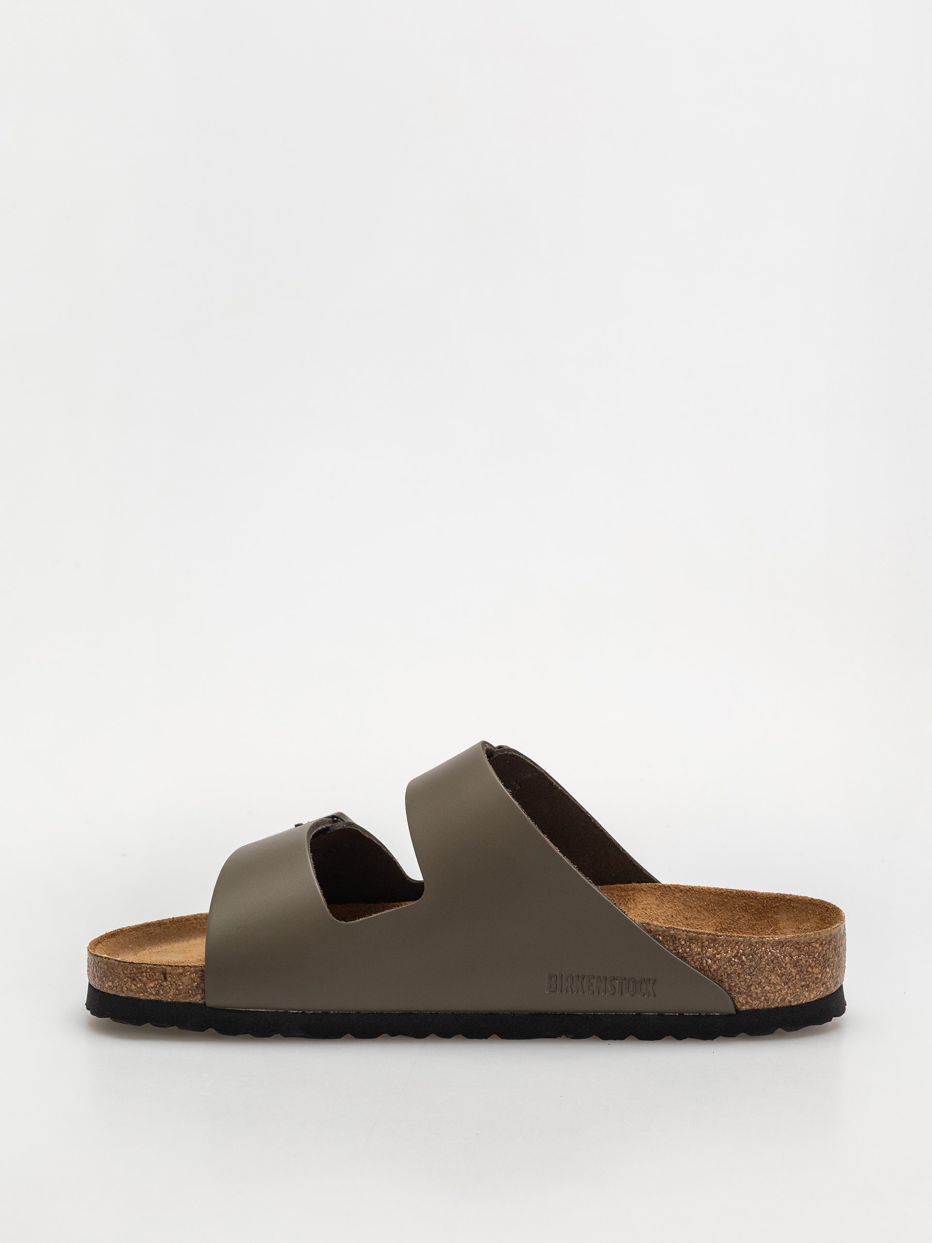 Plážovky Birkenstock Arizona Natural Leather Regular (concrete gray)