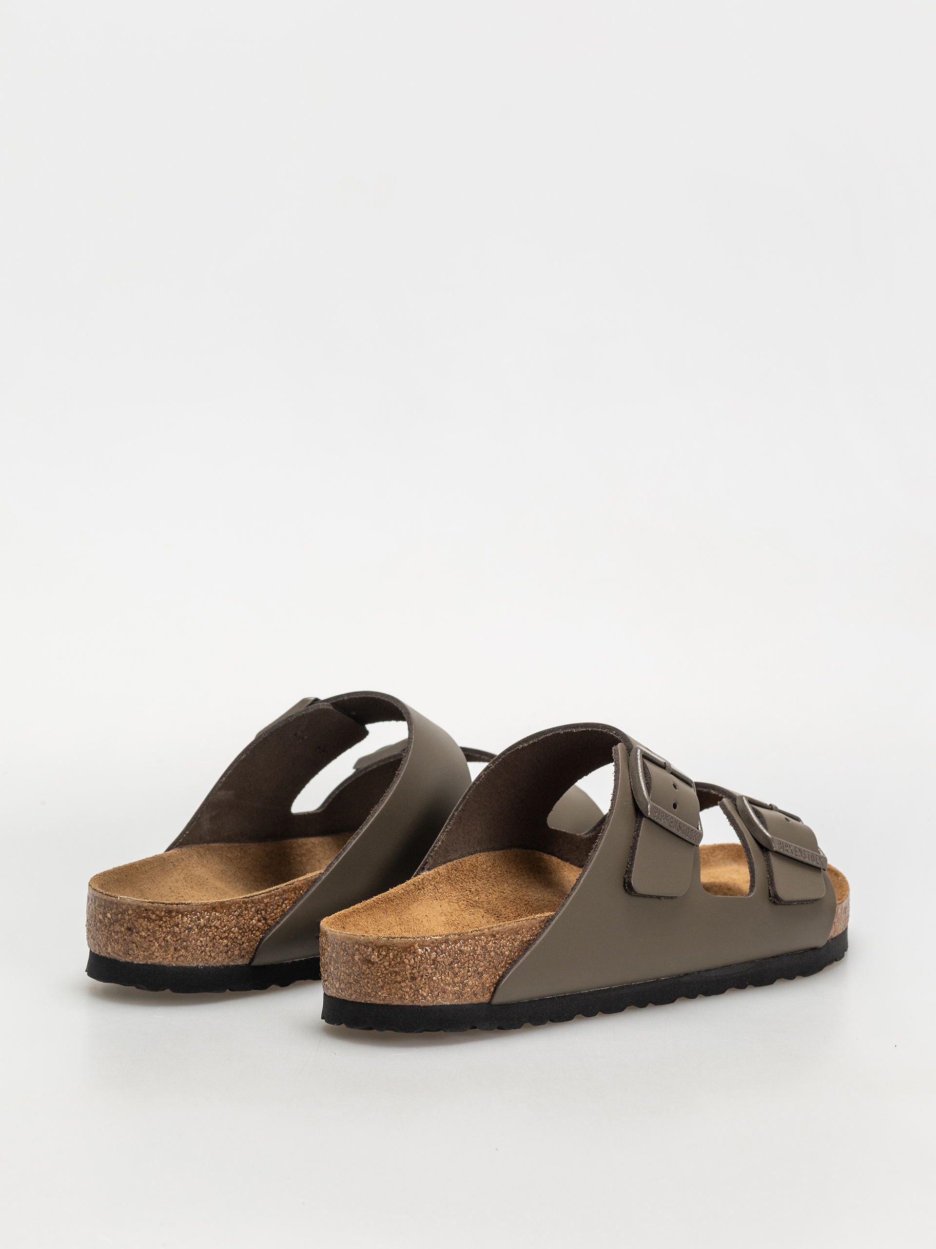 Plážovky Birkenstock Arizona Natural Leather Regular (concrete gray)